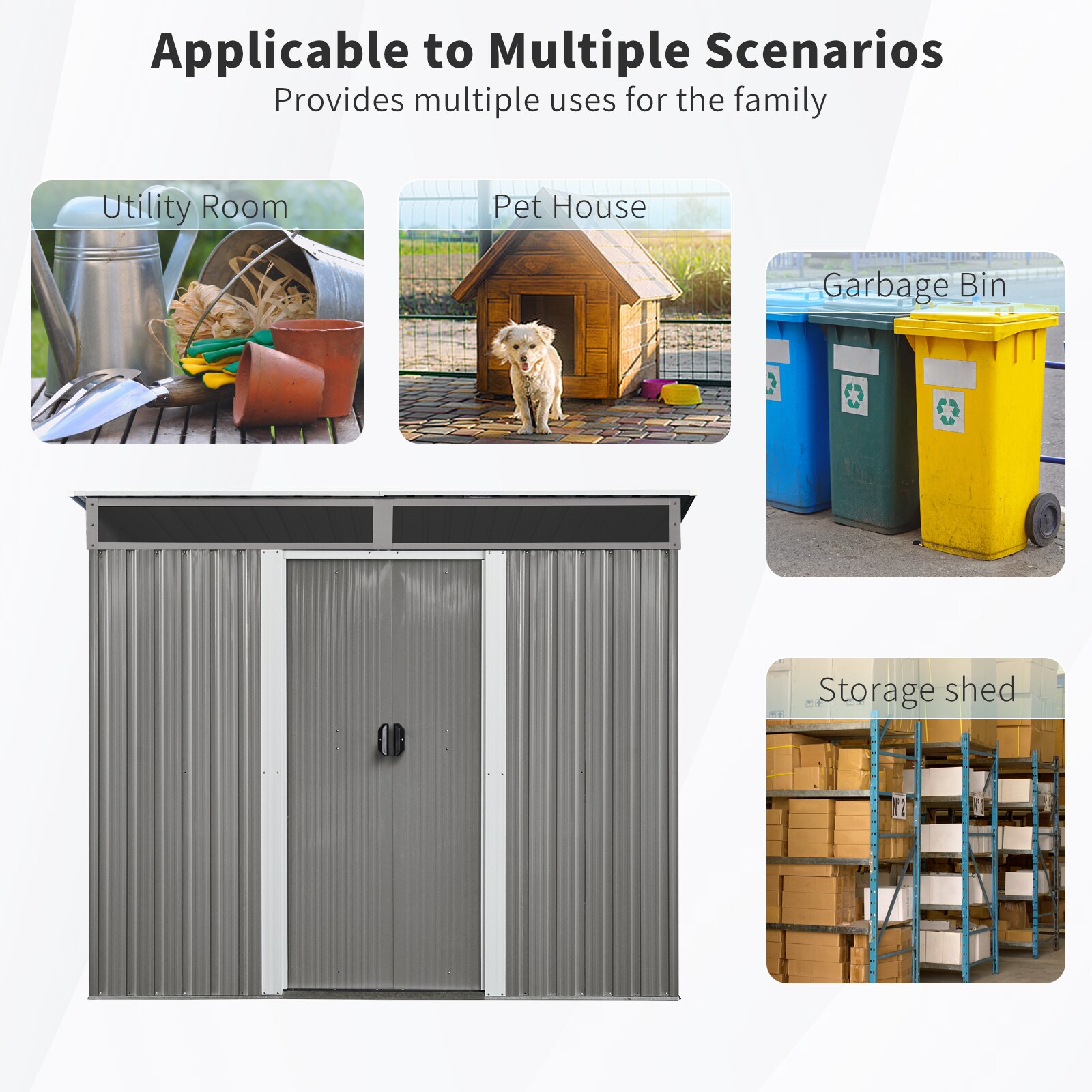Kahomvis WWC-2QP211-38 Metal-Storage-Buildings-Sheds - View #7