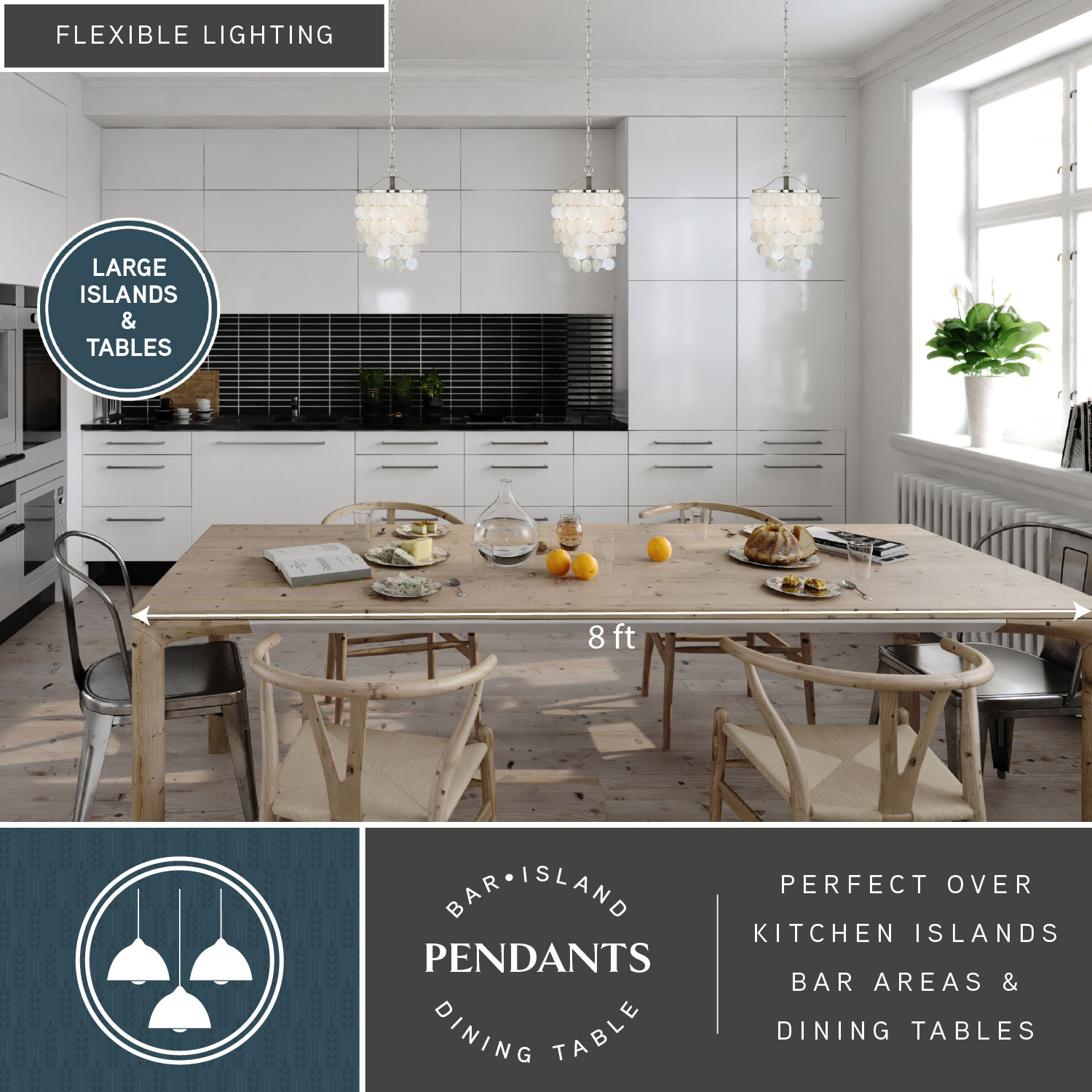 Cascadia P0138 Pendant-Lights - View #2