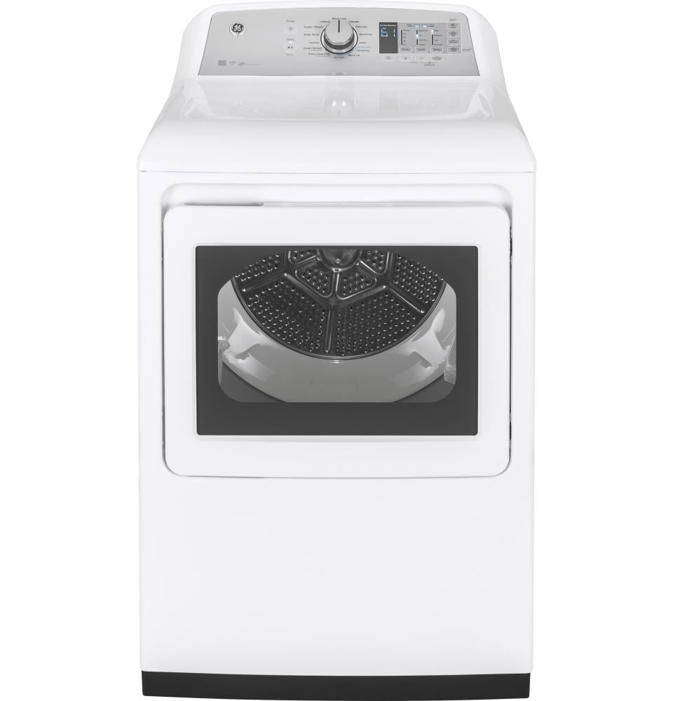 GE Profile 7.4-cu ft Side Swing DoorSteam Cycle Smart Gas Dryer
