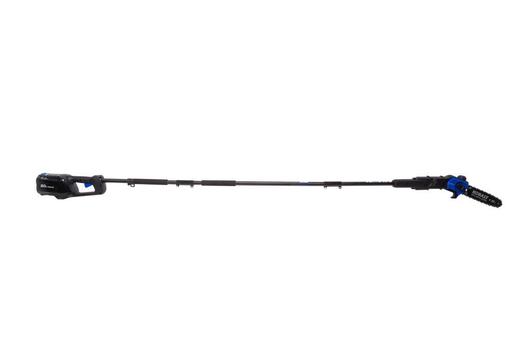 Kobalt 80-volt 10-in Battery Pole Saw (Battery and Charger Included) at ...