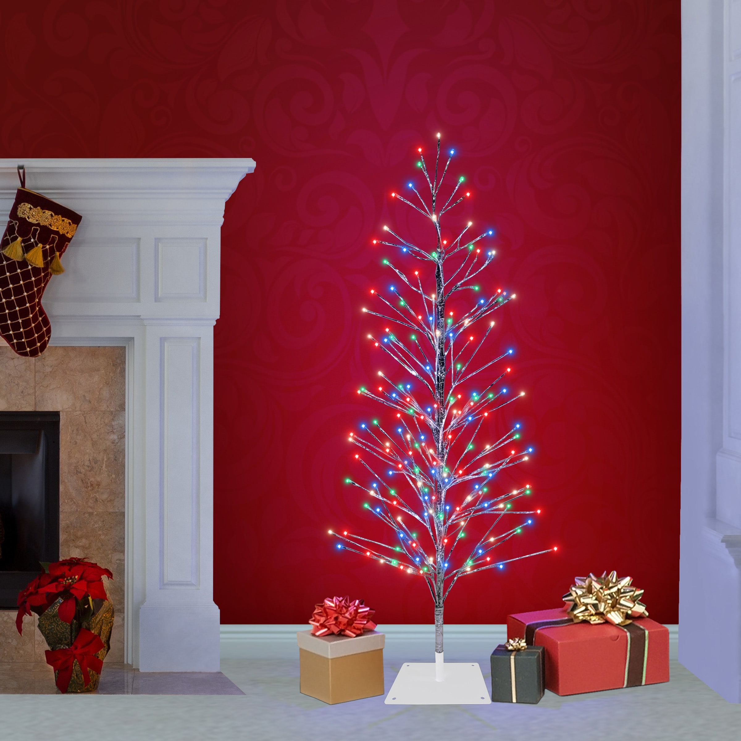Alpine Corporation BYS144MC Artificial-Christmas-Trees - View #3