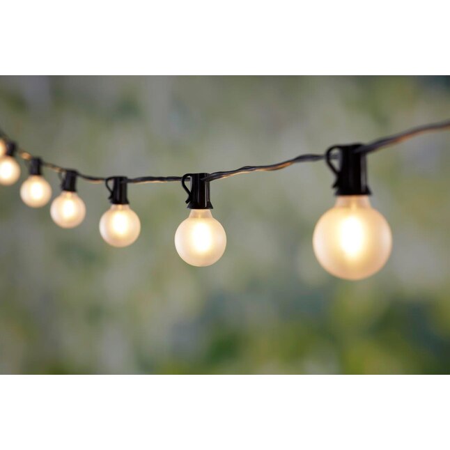 Indoor Outdoor Led Globe String Lights, Round Bulb String Lights