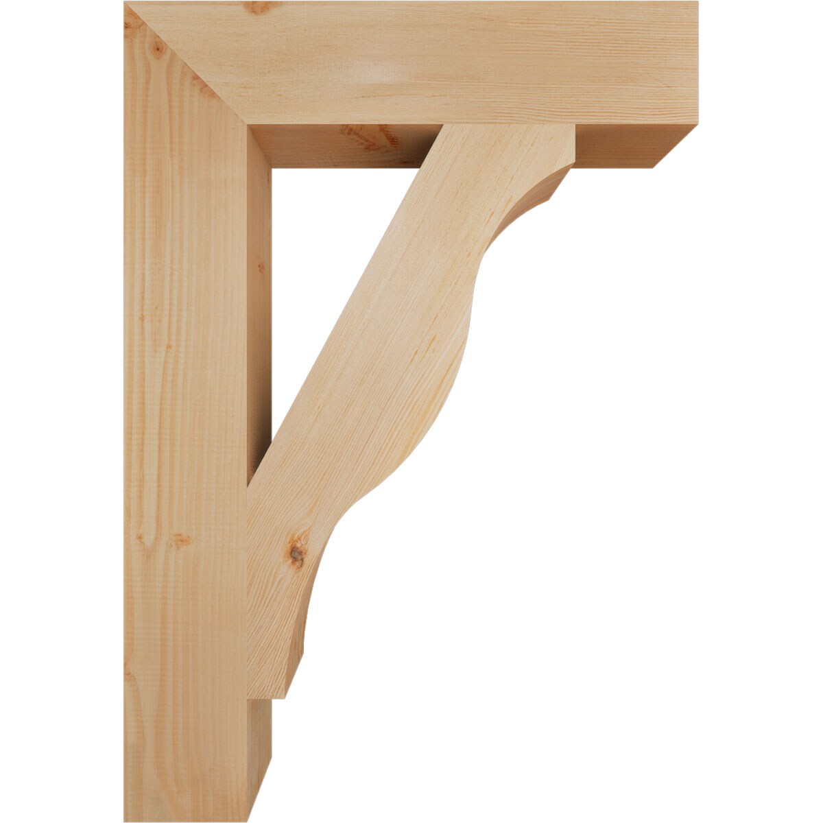 Ekena Millwork BKT06X28X40FST05SDF Exterior-Brackets-Braces - View #3