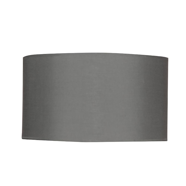 Drum Gray Pendant Light Shade, What Is A Threaded Uno Lamp Shade