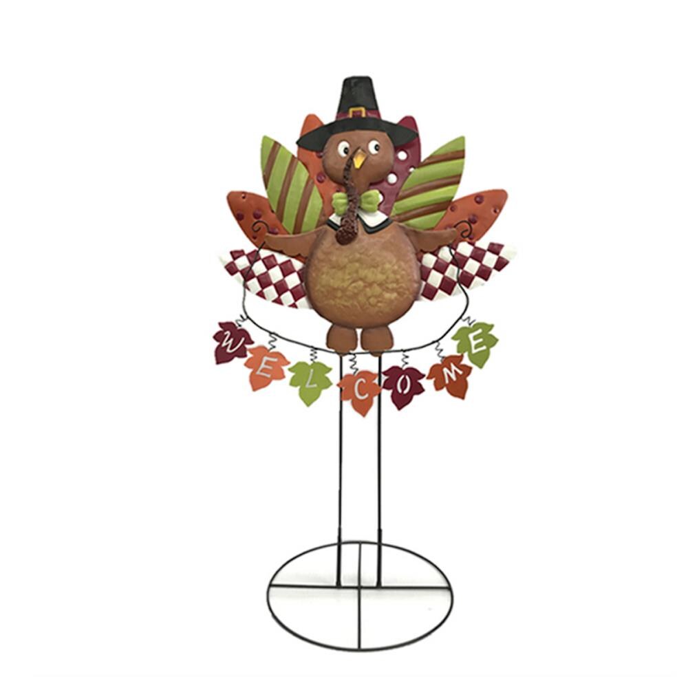 Holiday Living 2.99-ft Turkey Scarecrow at Lowes.com