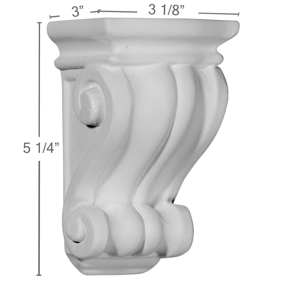 Ekena Millwork COR03X03X06CO corbels - View #2