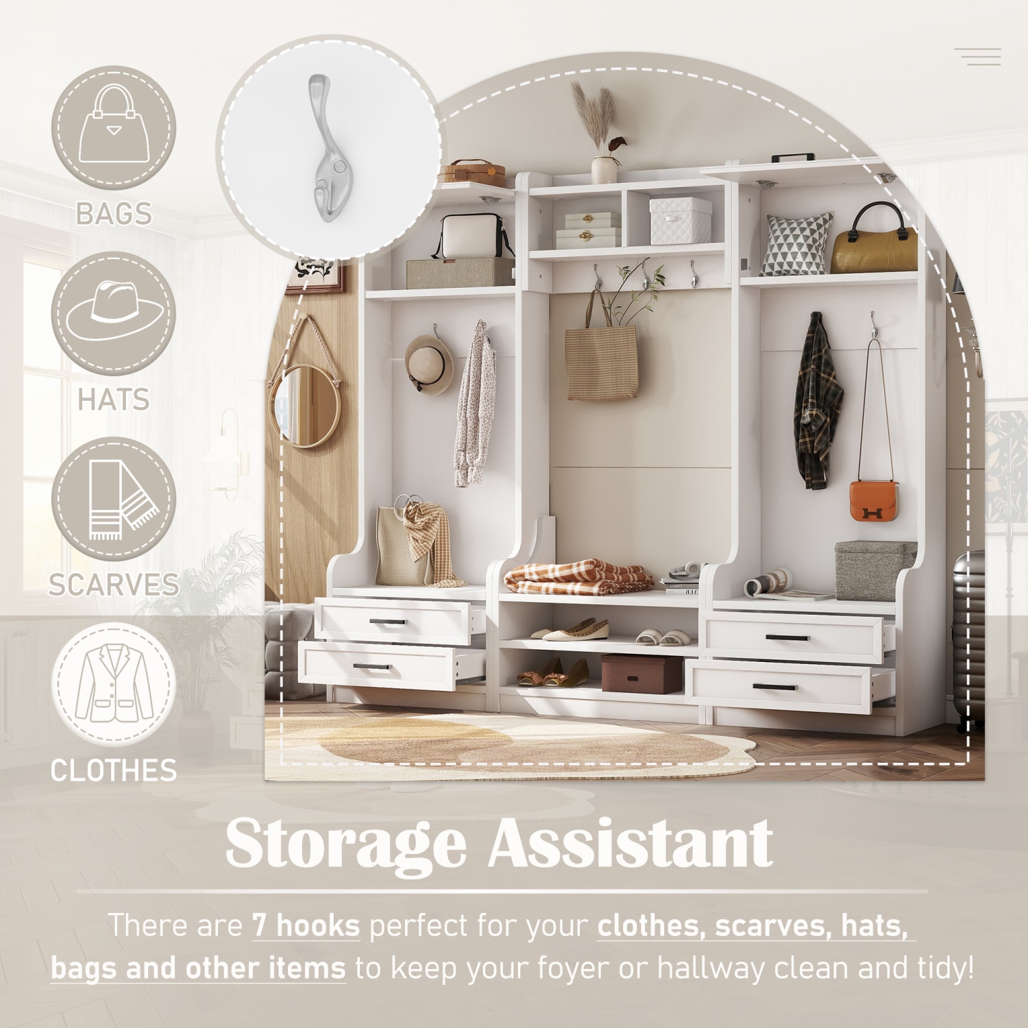 Streamdale Furniture W1580S00090 Coatrack-Stands-Pedestals - View #4