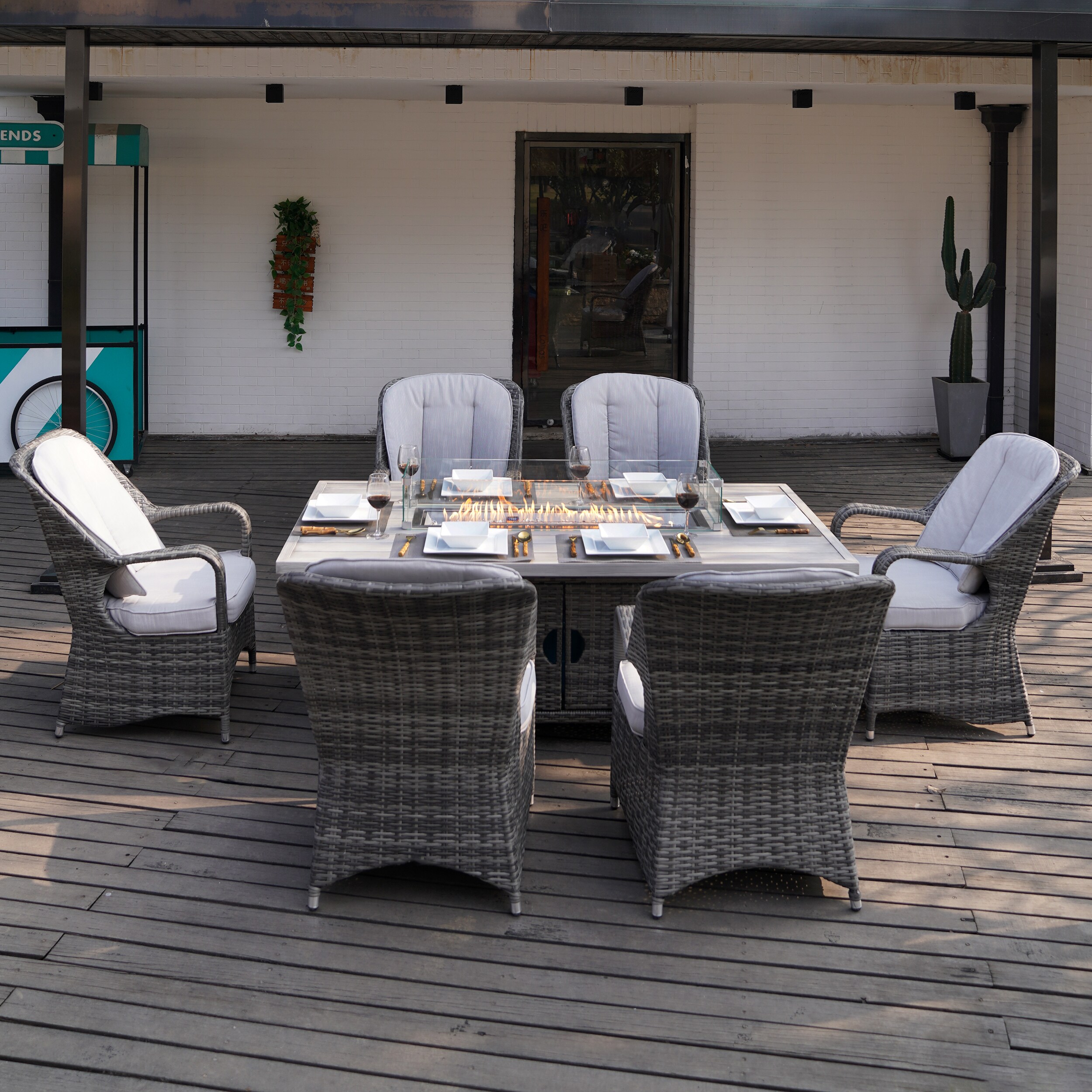 Moda Furnishings 1106RA-009-G Patio-Dining-Sets - View #2