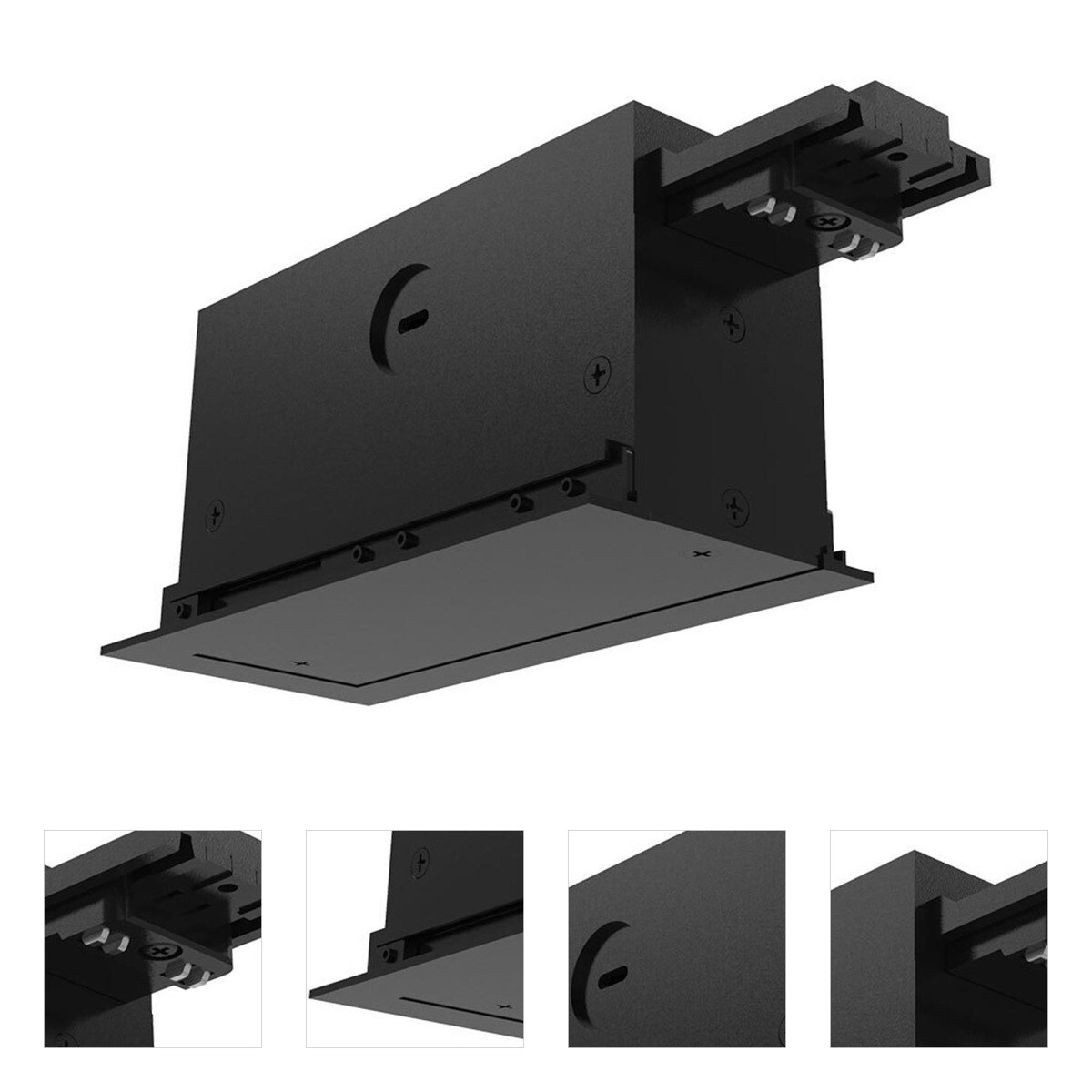 WAC Lighting S2CT-FEB-BK Track-Lighting-Components - View #3