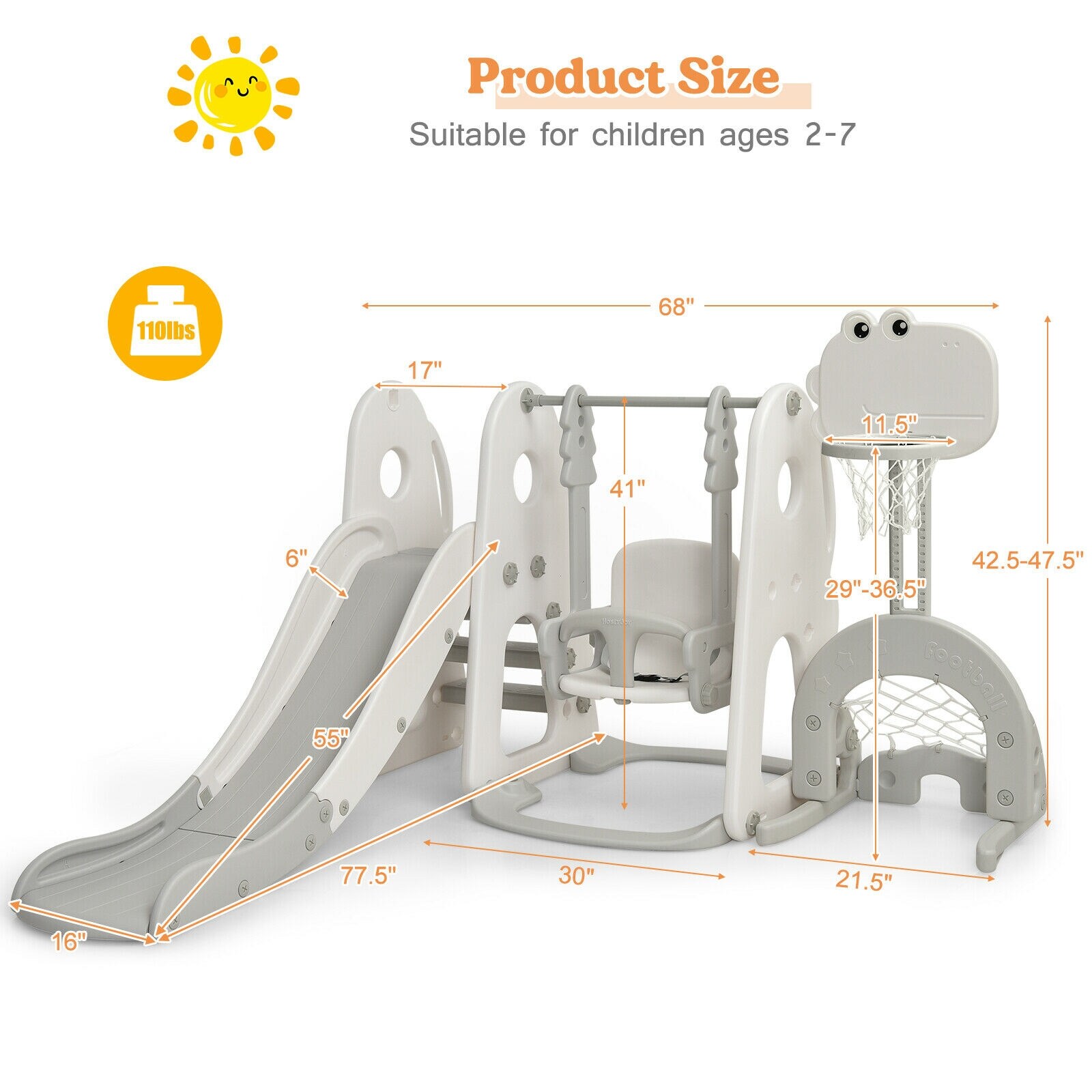 Slickblue D-CO-HW539723YT Commercial-Playsets - View #6