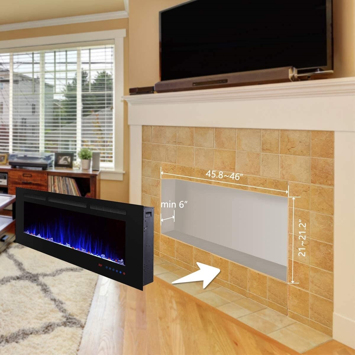 EdenDirect LW-EF50 Electric-Fireplaces - View #15