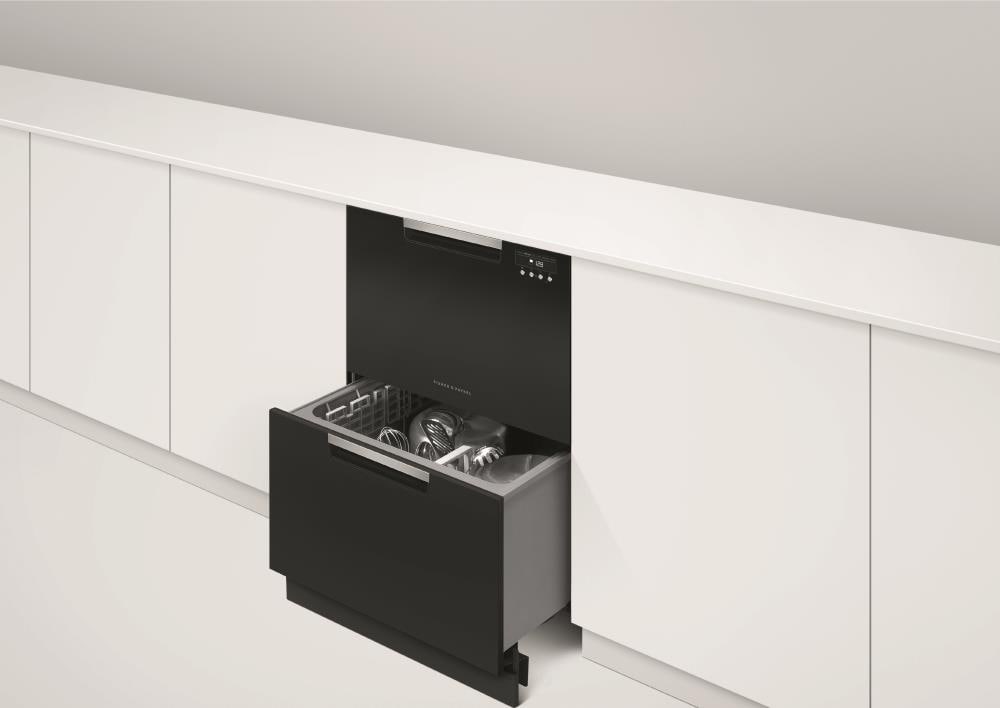 Fisher & Paykel 45-Decibel 24-in Double Drawer Dishwasher (White