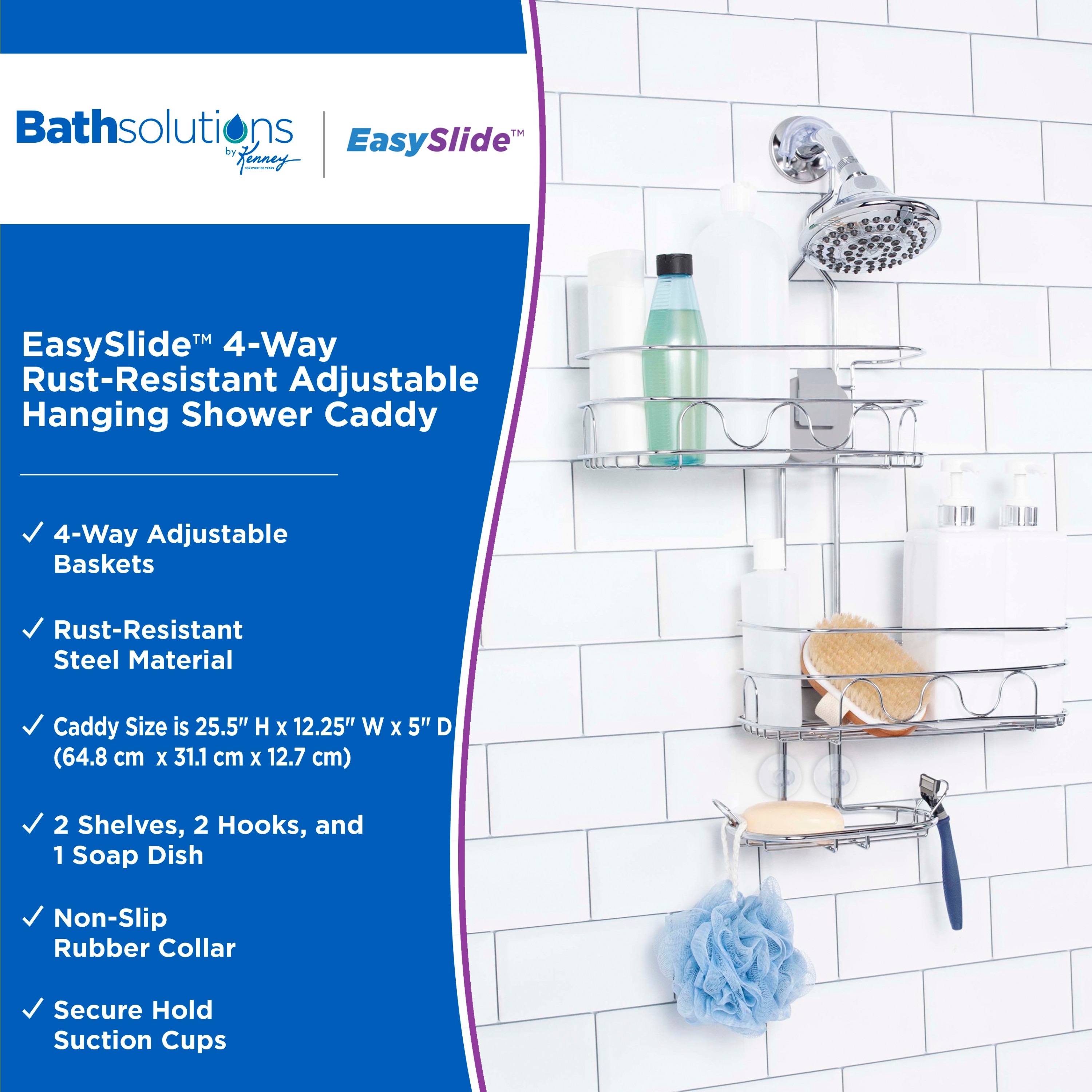 Kenney KN614124 Hanging-Shower-Caddies - View #2