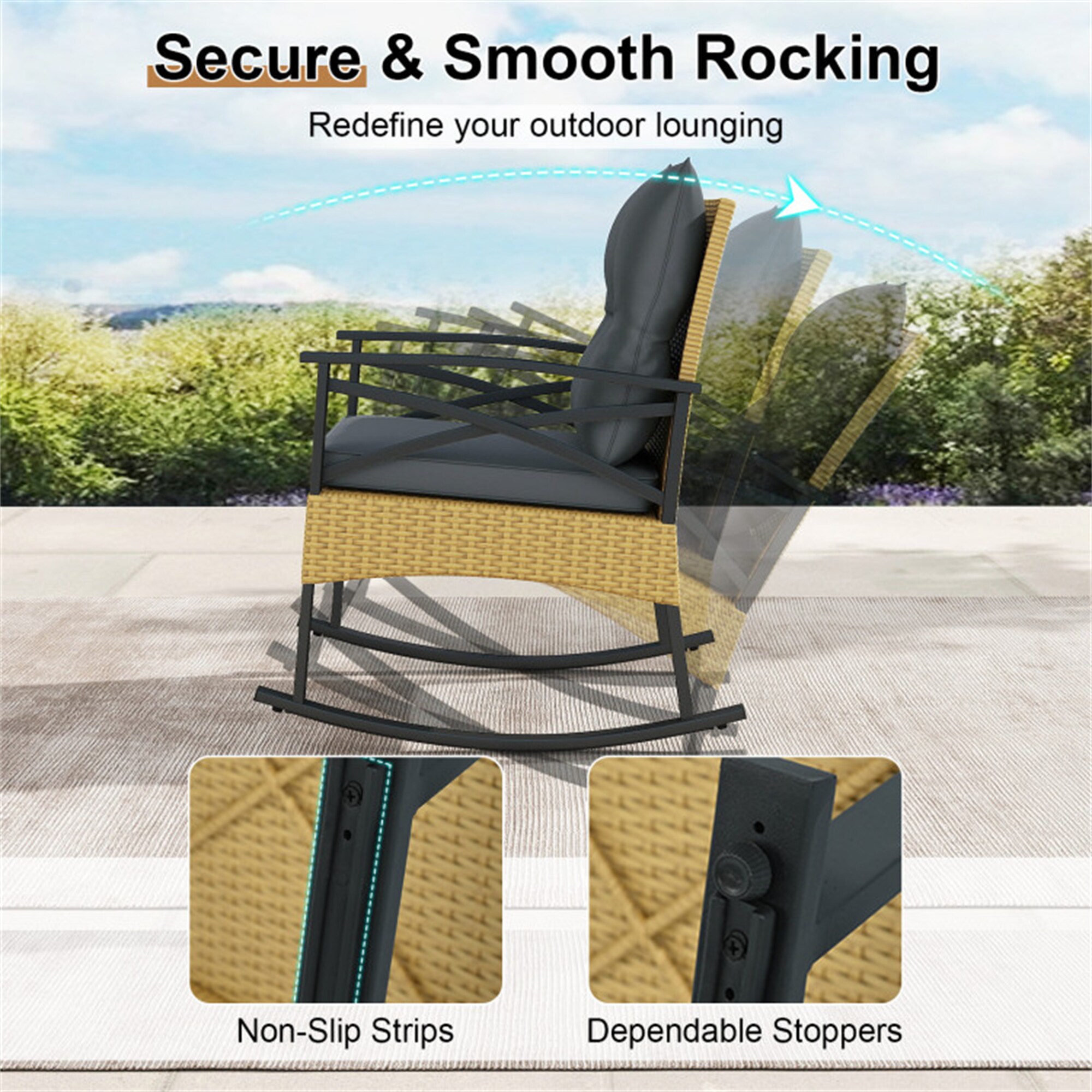 BABOOM BOM-75504GR-CO Patio-Conversation-Sets - View #10
