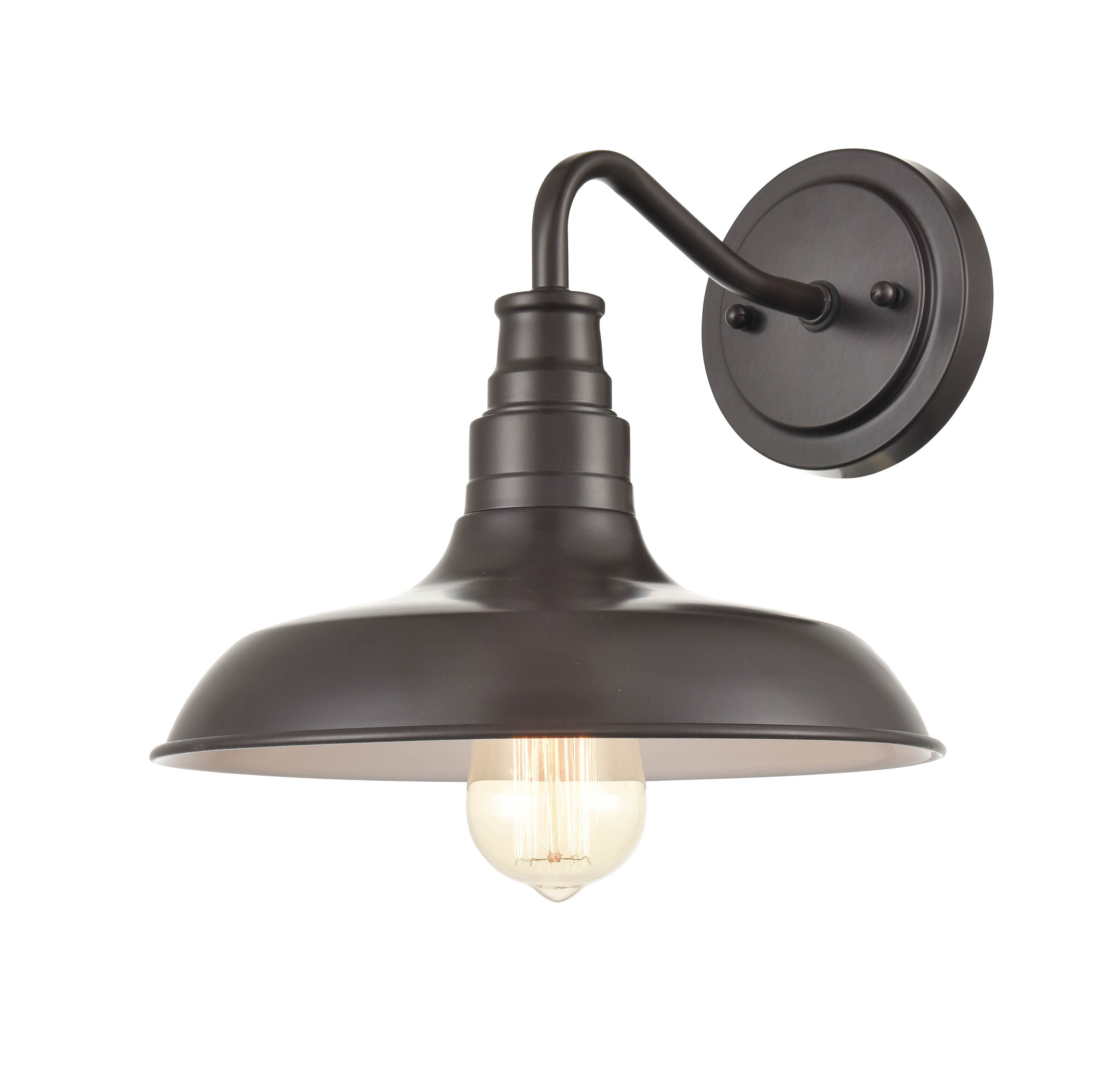 Millennium Lighting 2951-PBZ 1 -Light 10-in H Matte Bronze Hardwired Outdoor Wall Light
