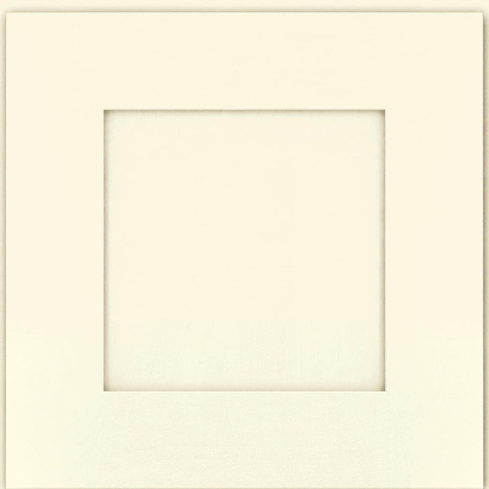 KraftMaid RDCDS,DRHD,G87D Durham 14.625-Inches W x 14.625-Inches H Warm White Painted Kitchen Cabinet Sample (Door Sample)
