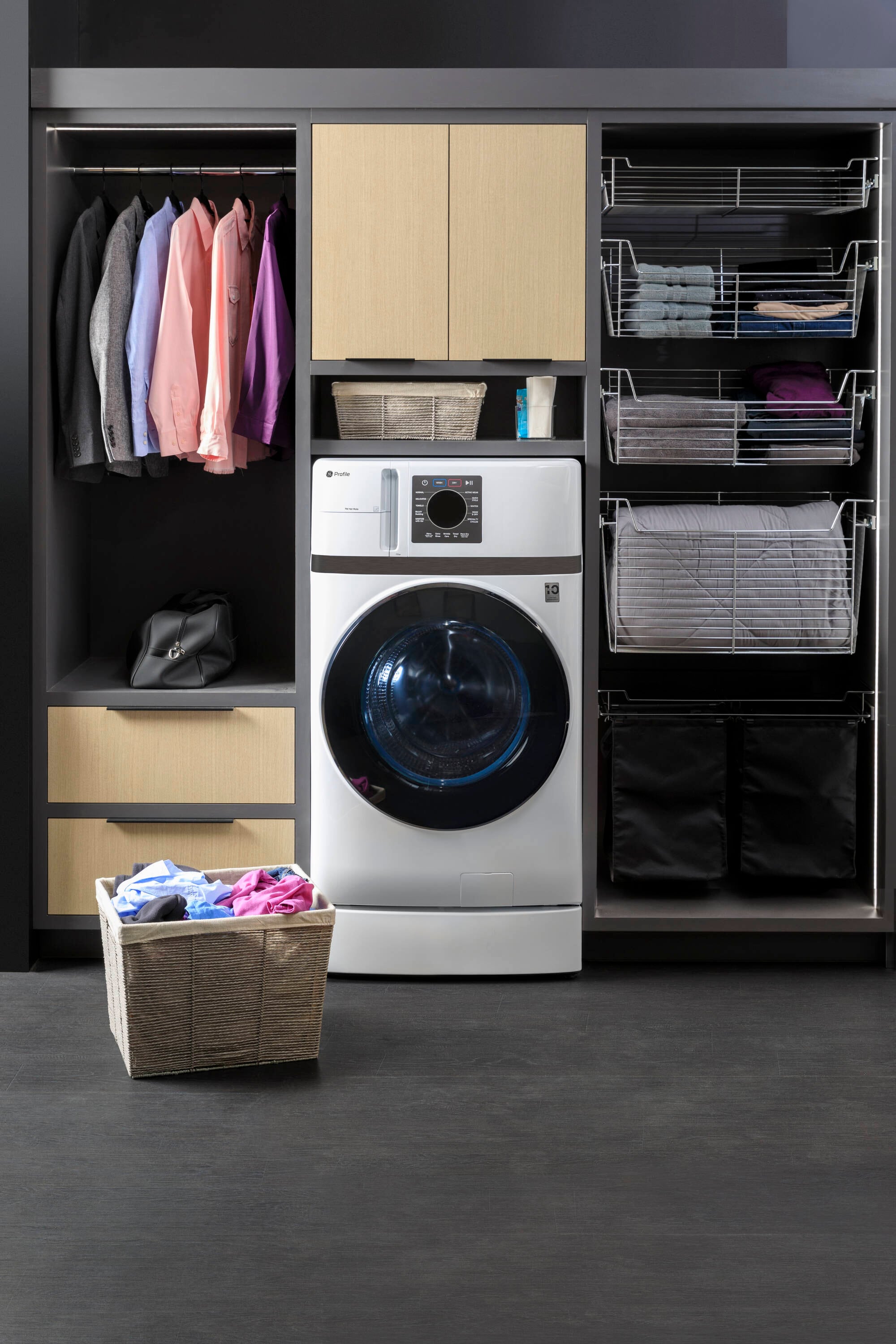 GE PFQ83HSLWWW Combination-Washers-Dryers - View #12