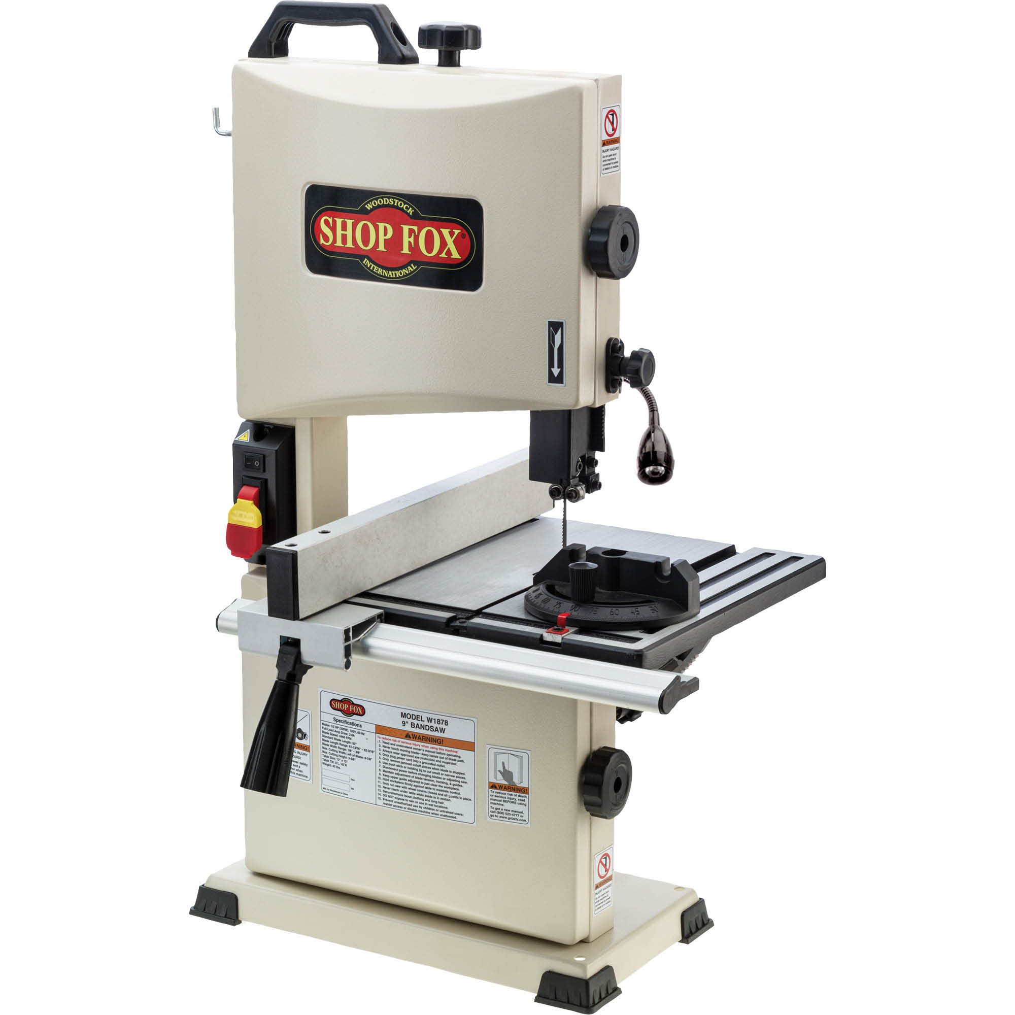 Shop Fox 8.88-in Stationary Band Saw 2.8 -Amp #W1878