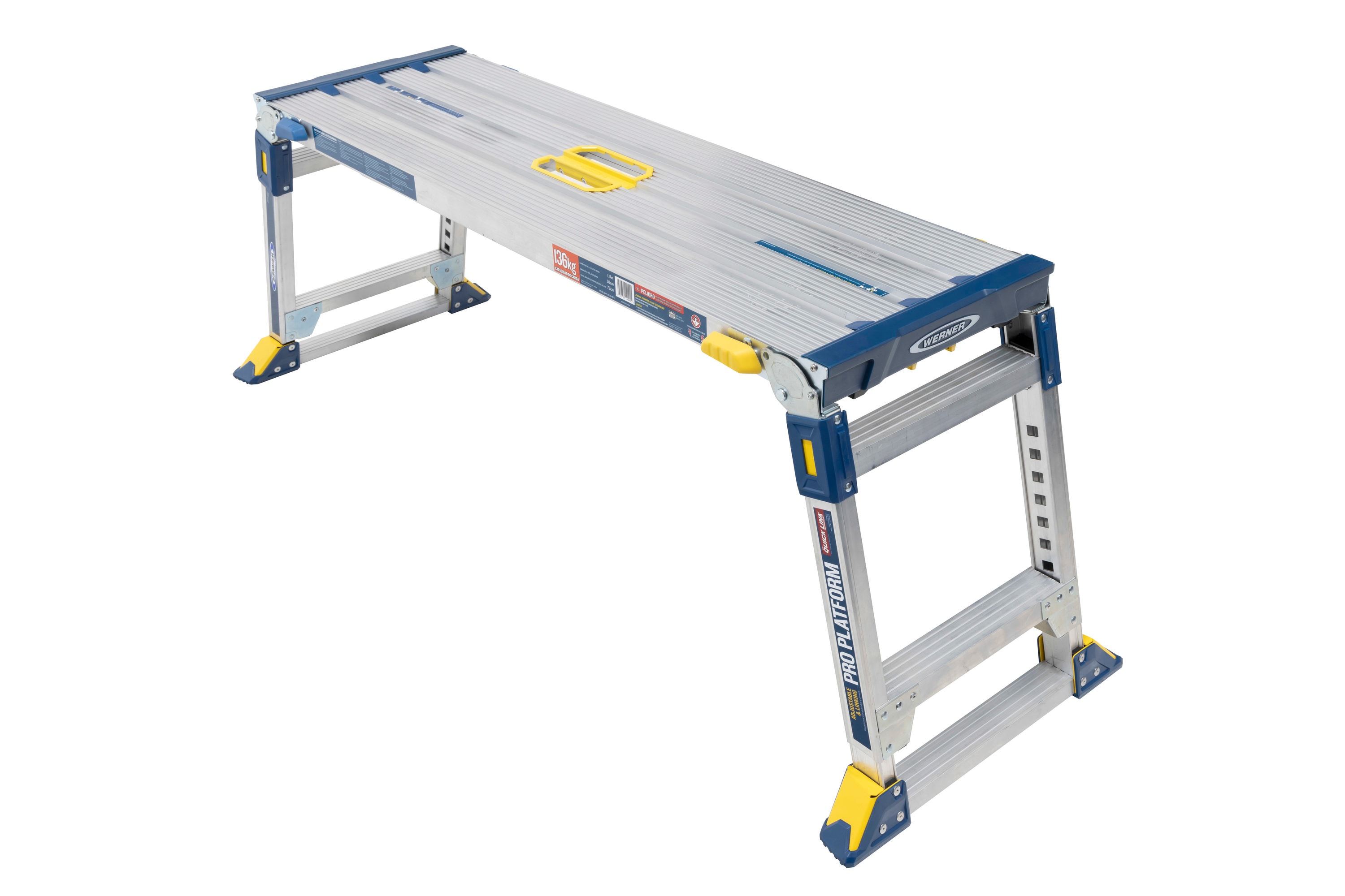 Adjustable Height One-Step Work Platform | Platforms and Ladders