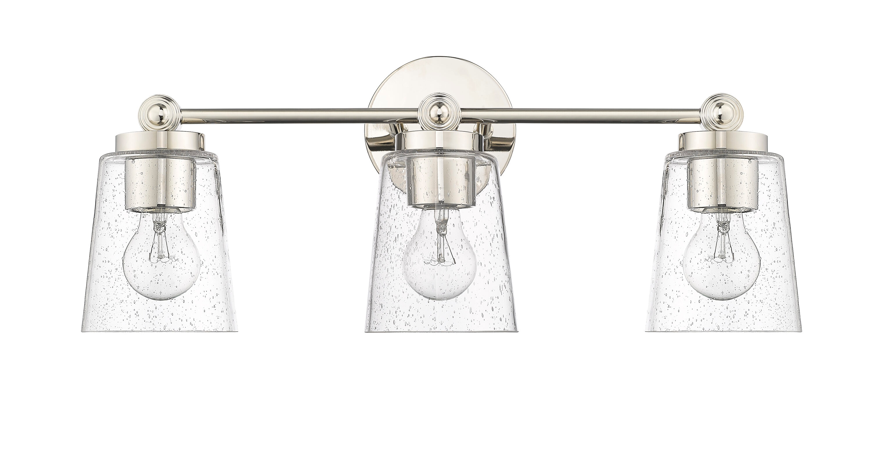 Millennium Lighting 22003-PN Lauryn 22-in 3 -Light Polished Nickel Modern/contemporary Vanity light