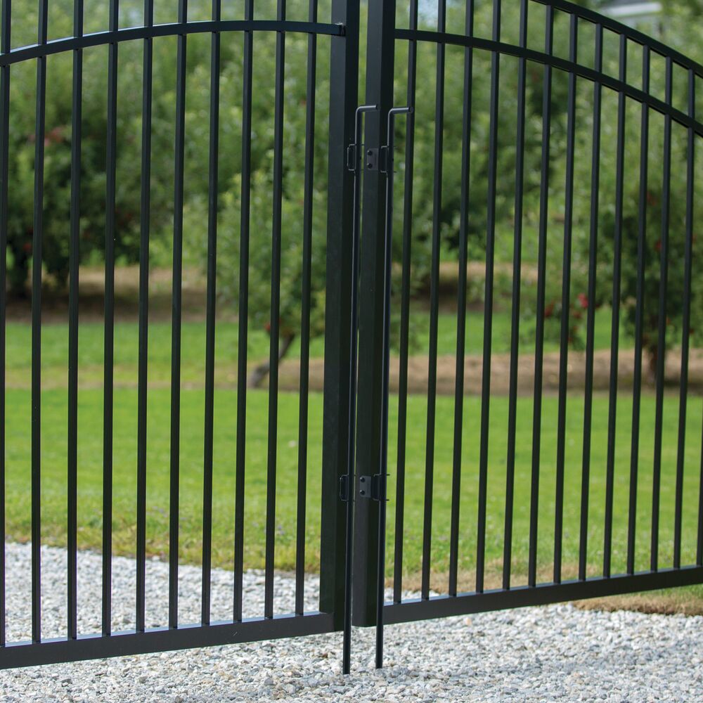 48.75-inch Heavy-Duty Black Steel Gate Drop Rod