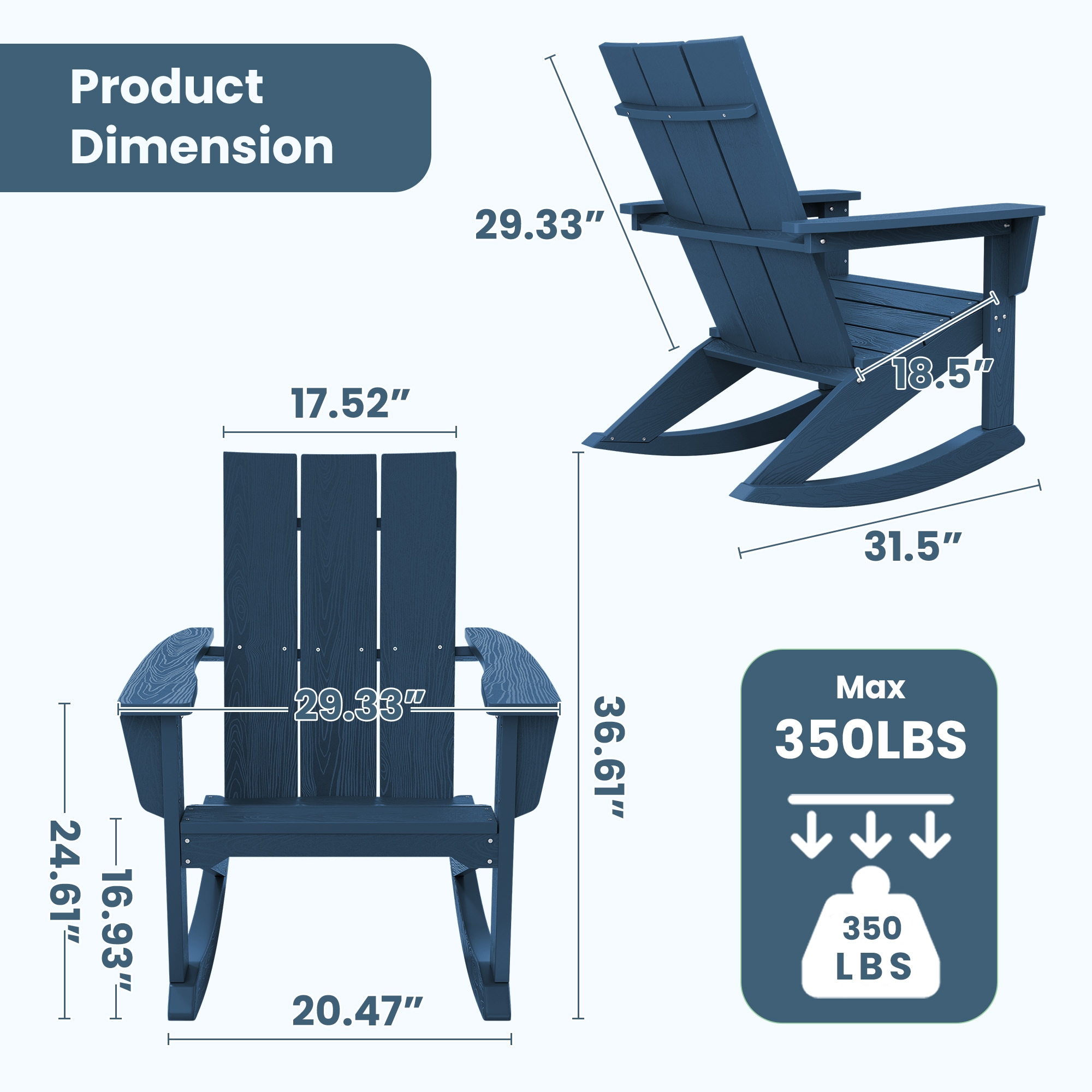 JEAREY HQYYY-PE-NY Patio-Chairs - View #5