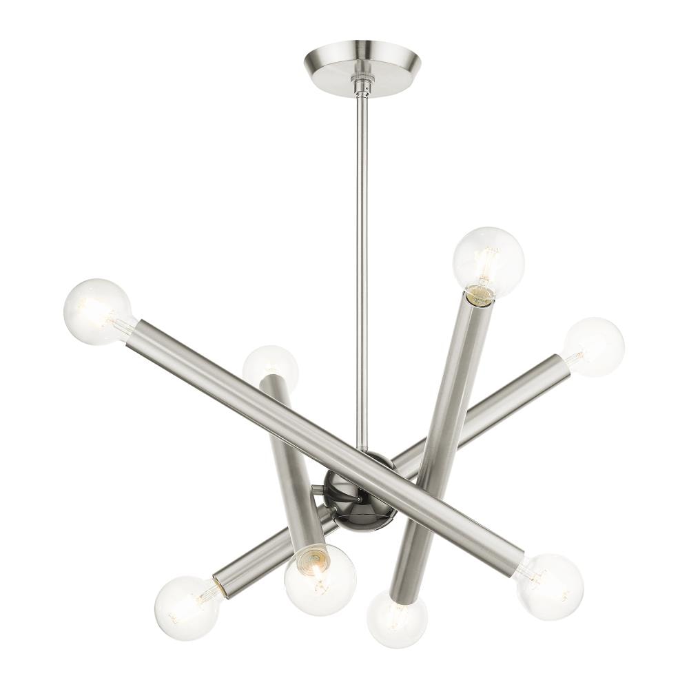 Stafford 8-Light Brushed Nickel Sputnik Chandelier