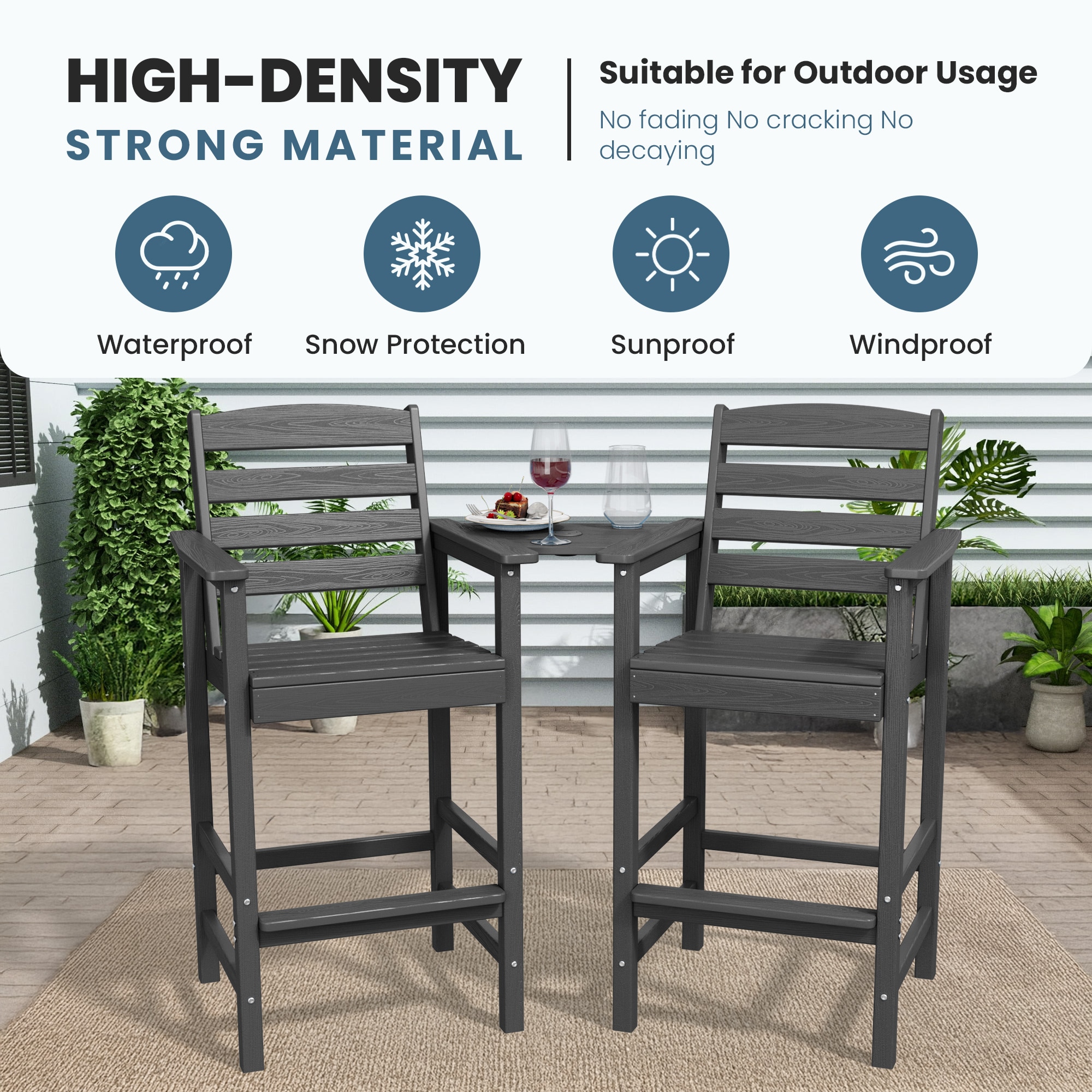 VOUA JYLTGBY-GY Patio-Chairs - View #2