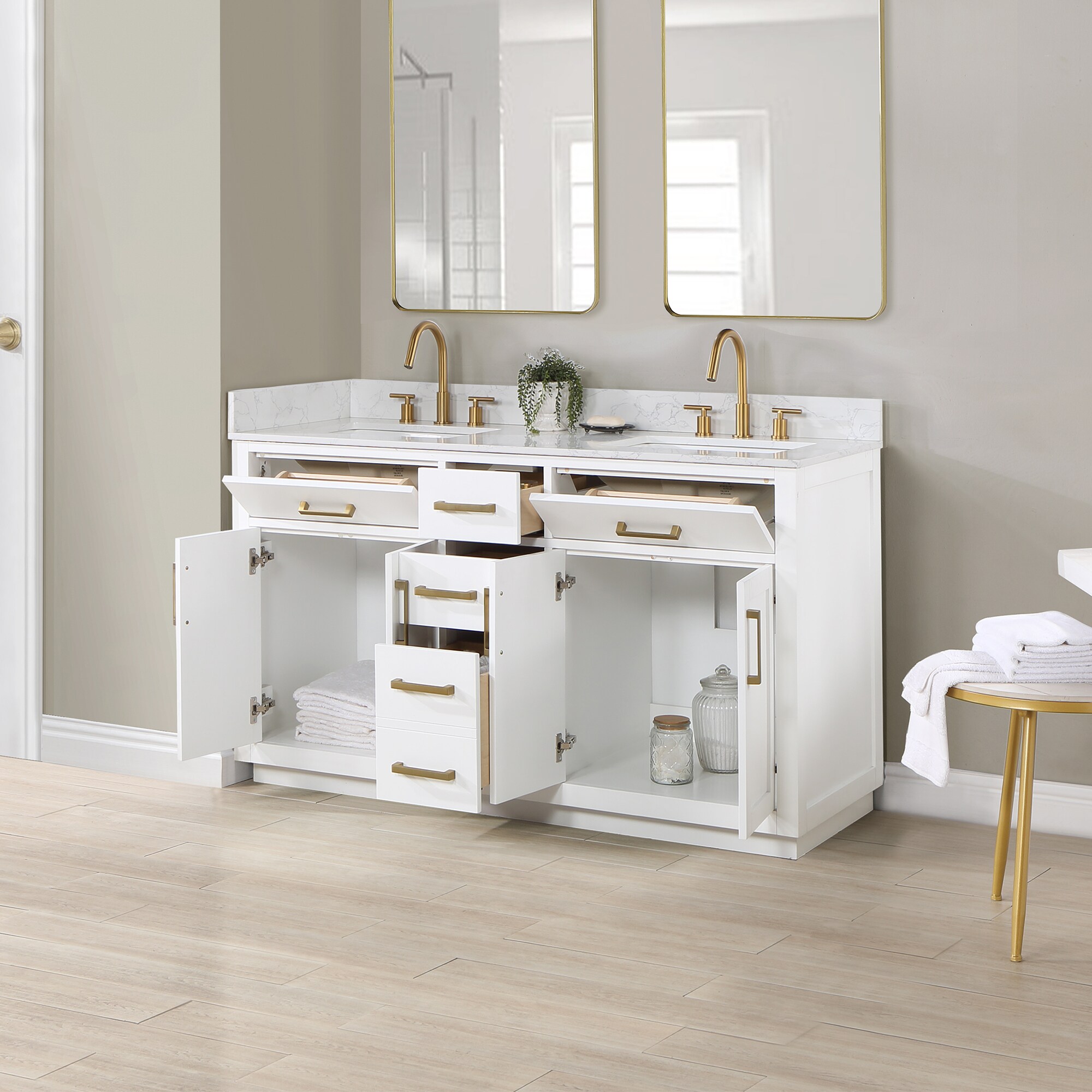 Altair 557060-WH-GW-NM Bath-Vanity-Combo - View #3