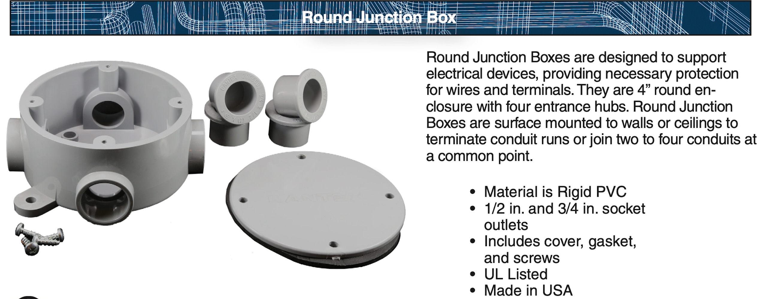 CANTEX L5133690 Junction-Boxes - View #2