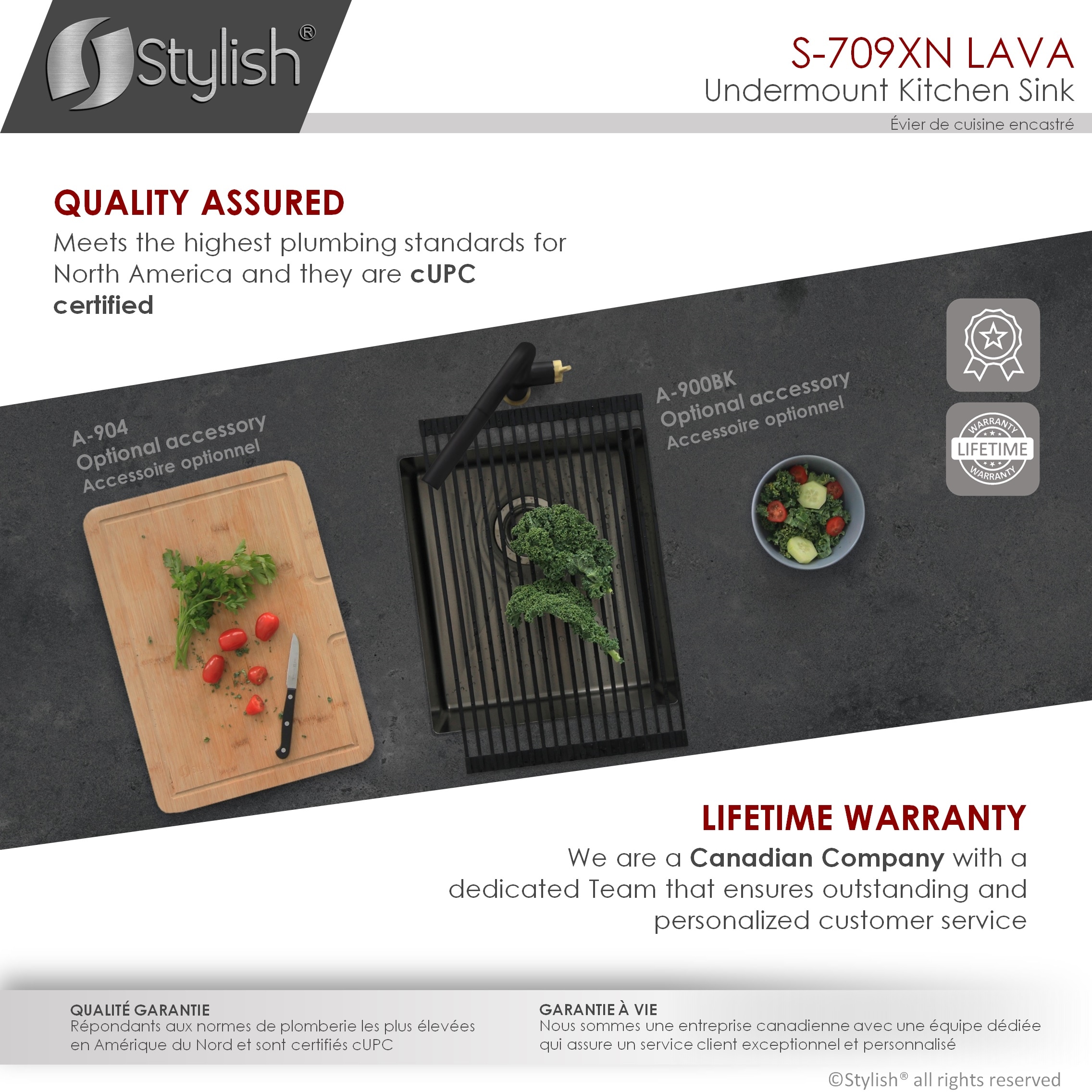 Stylish S-709XN1 Kitchen-Sinks - View #8