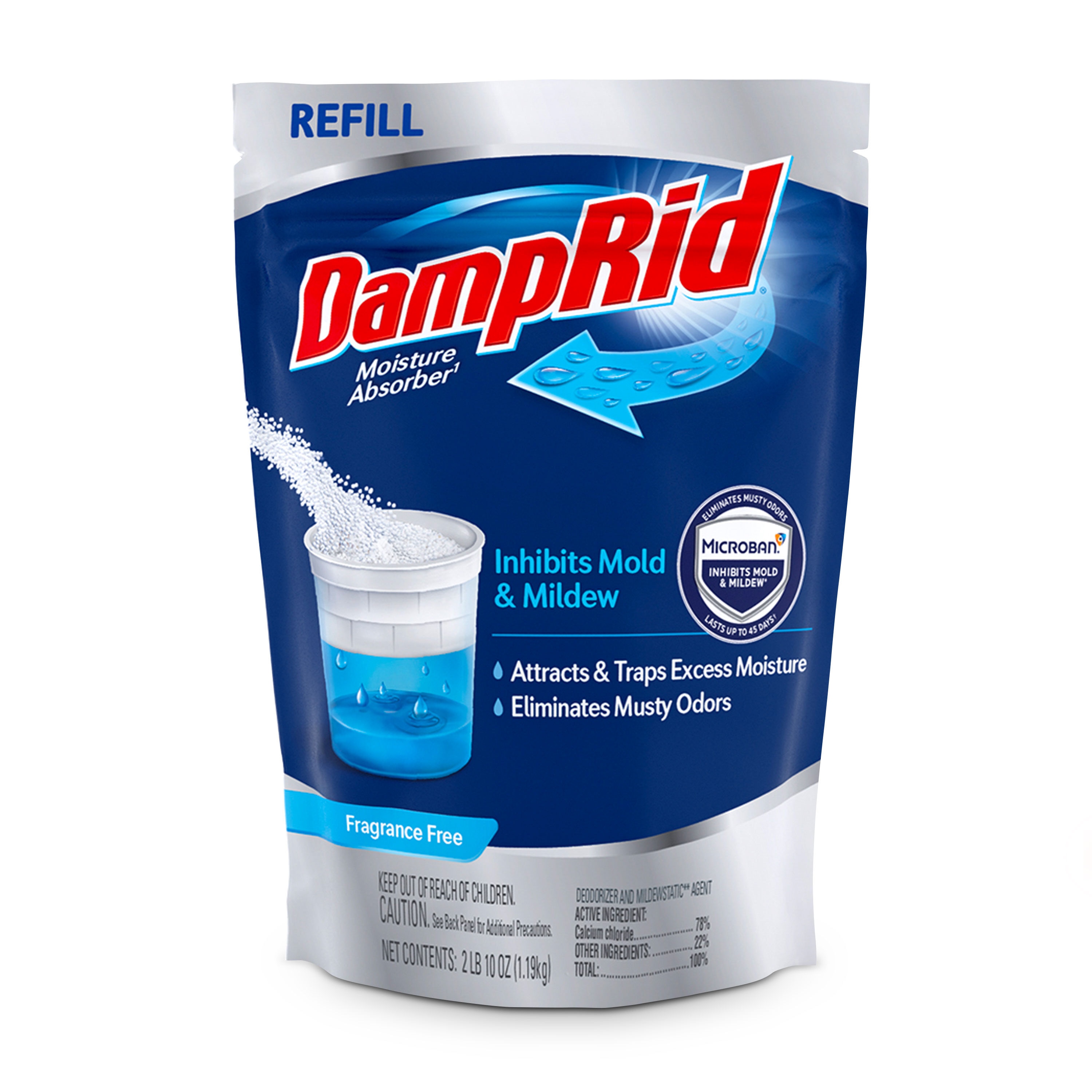 DampRid 42-oz Unscented Refill Moisture Absorber in the Moisture Absorbers  department at