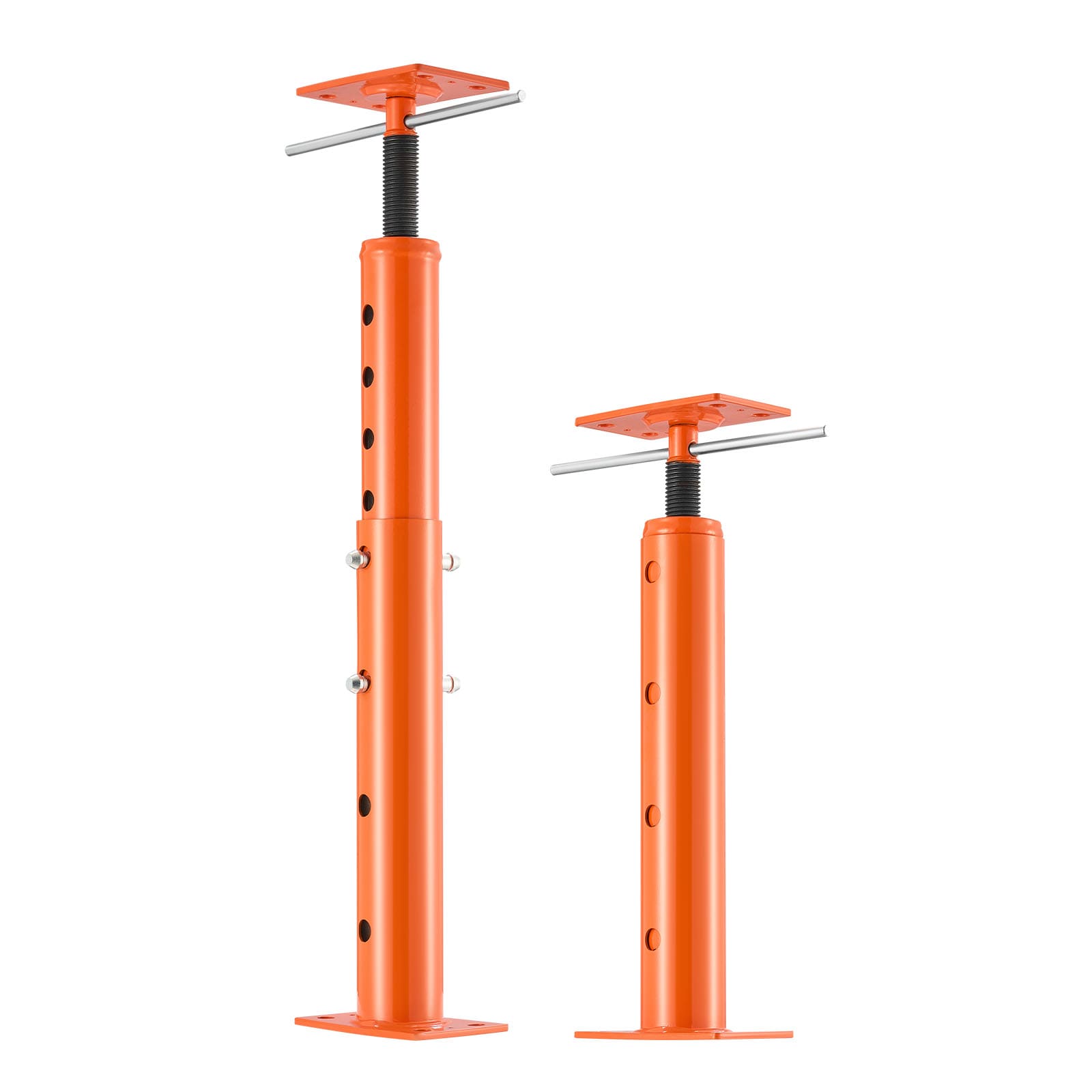 Mecale 2-Pack Steel Adjustable House Floor Jack Post 19-in to 36-in Height Range 18000-lb Capacity