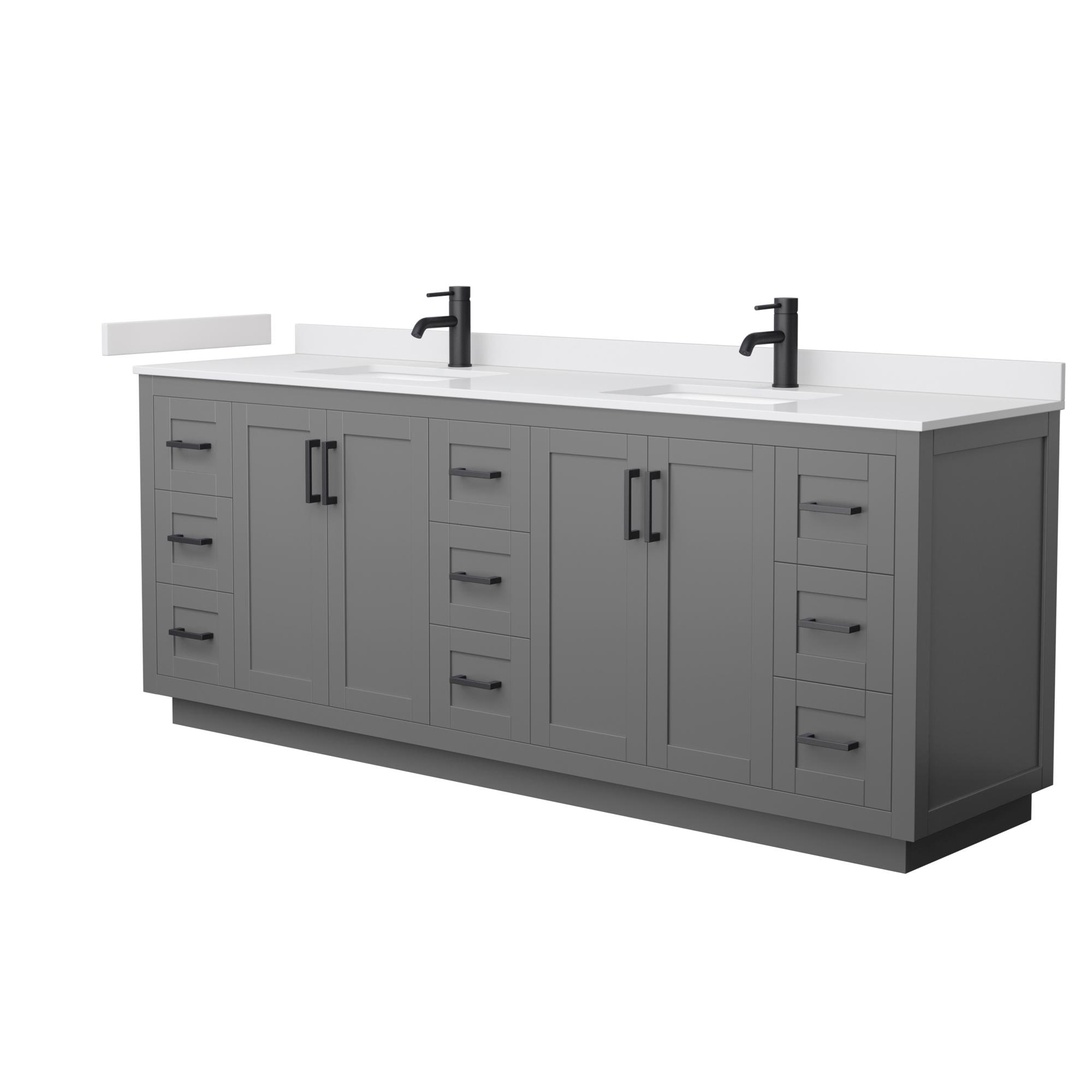 Wyndham Collection WCF292984DGBWCUNSMXX Bath-Vanity-Combo - View #2