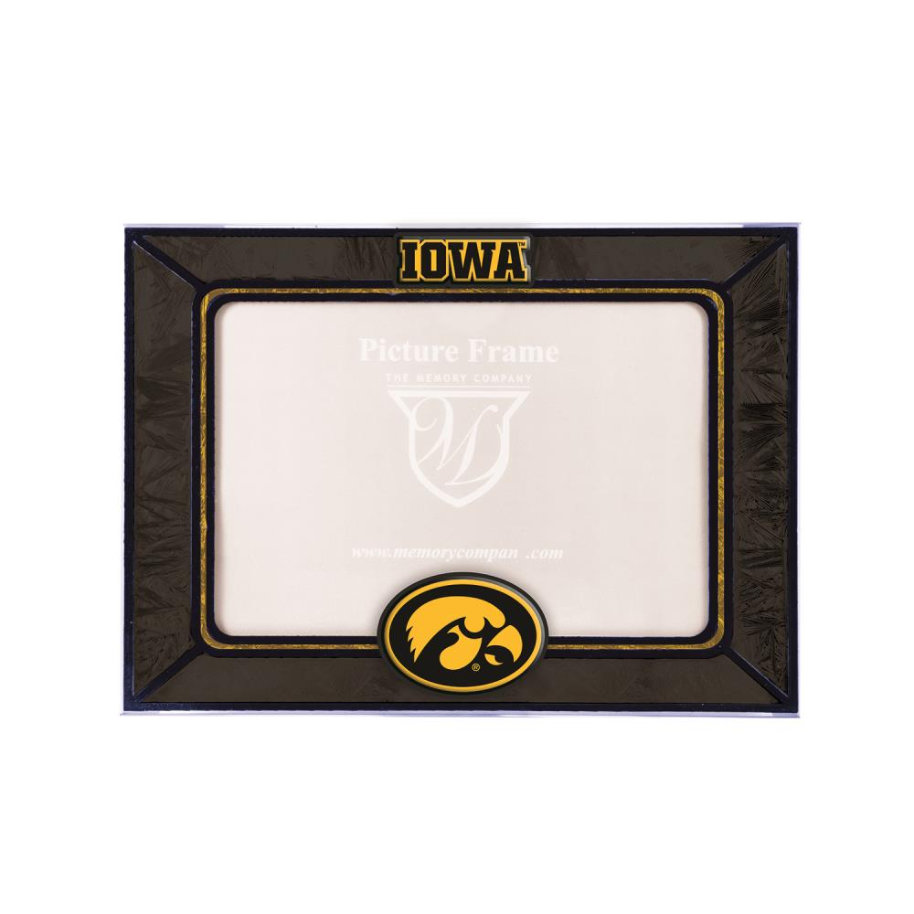 The Memory Company COL-IOW-1790 Iowa Hawkeyes Team Glass Picture Frame