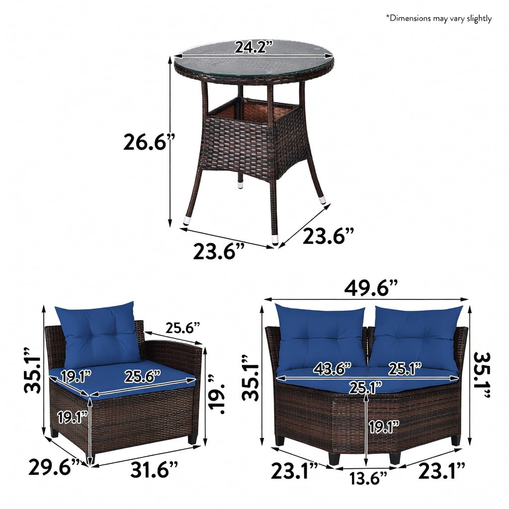 Choco Moon 5357740123632 Patio-Conversation-Sets - View #2