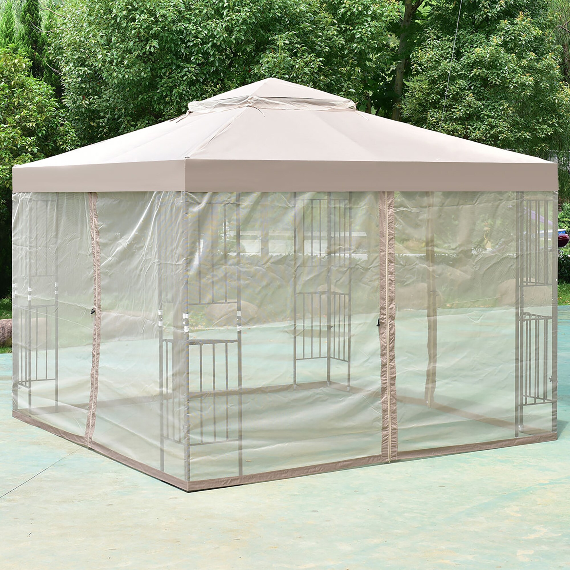 CASAINC WF-OP3347 Wood-Resin-Gazebos - View #3