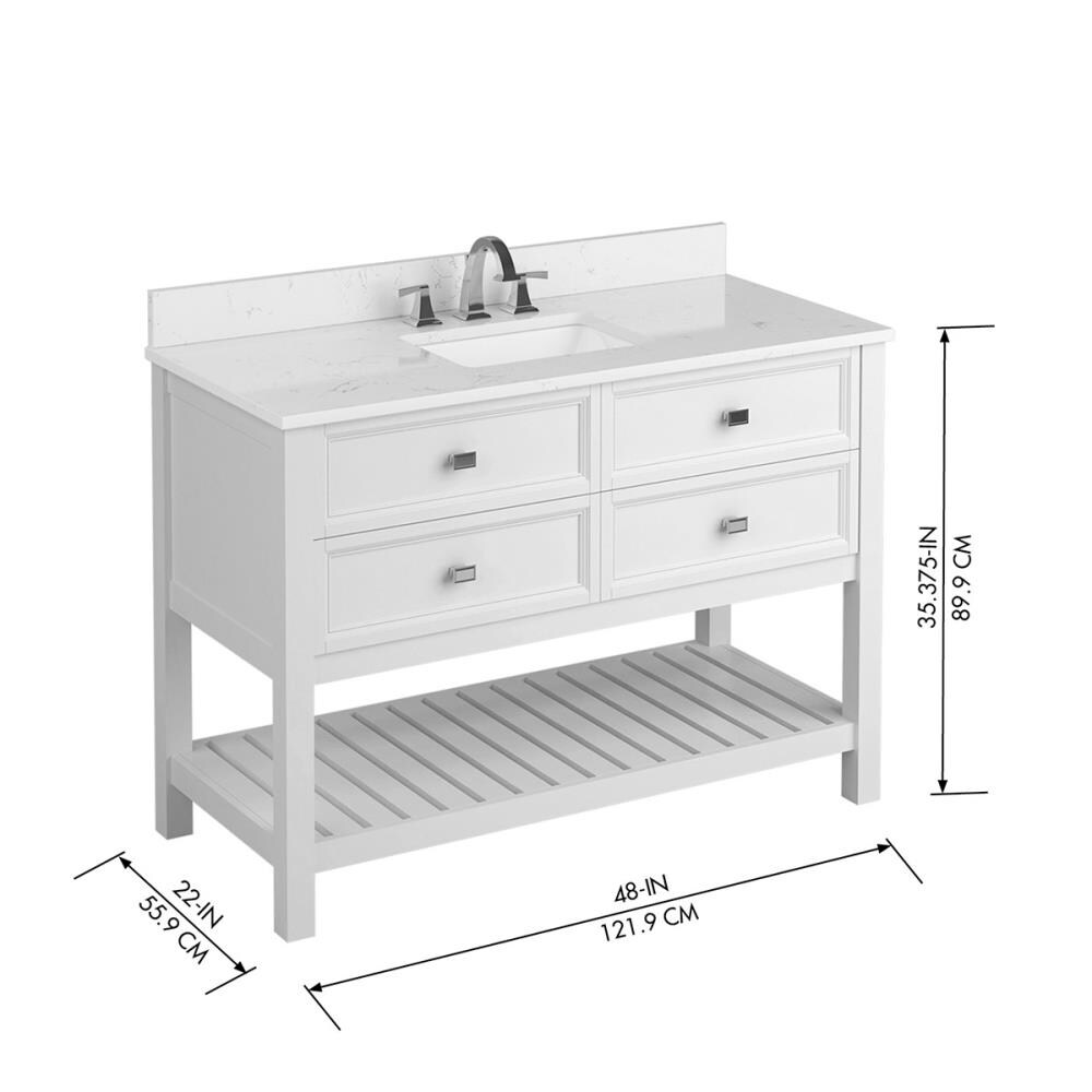 allen + roth 1227VA-48-201-903 Bath-Vanity-Combo - View #8