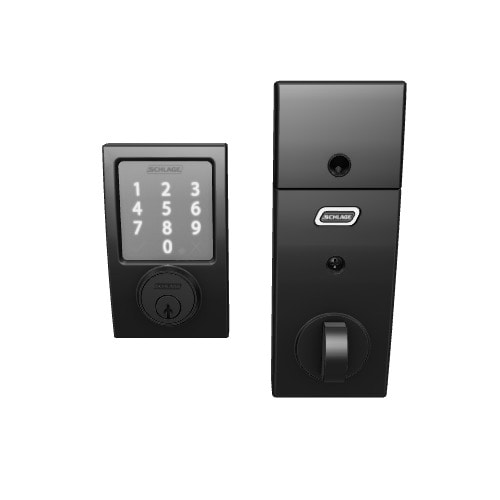 Schlage Connect Century Matte Black Smart Lock Electronic