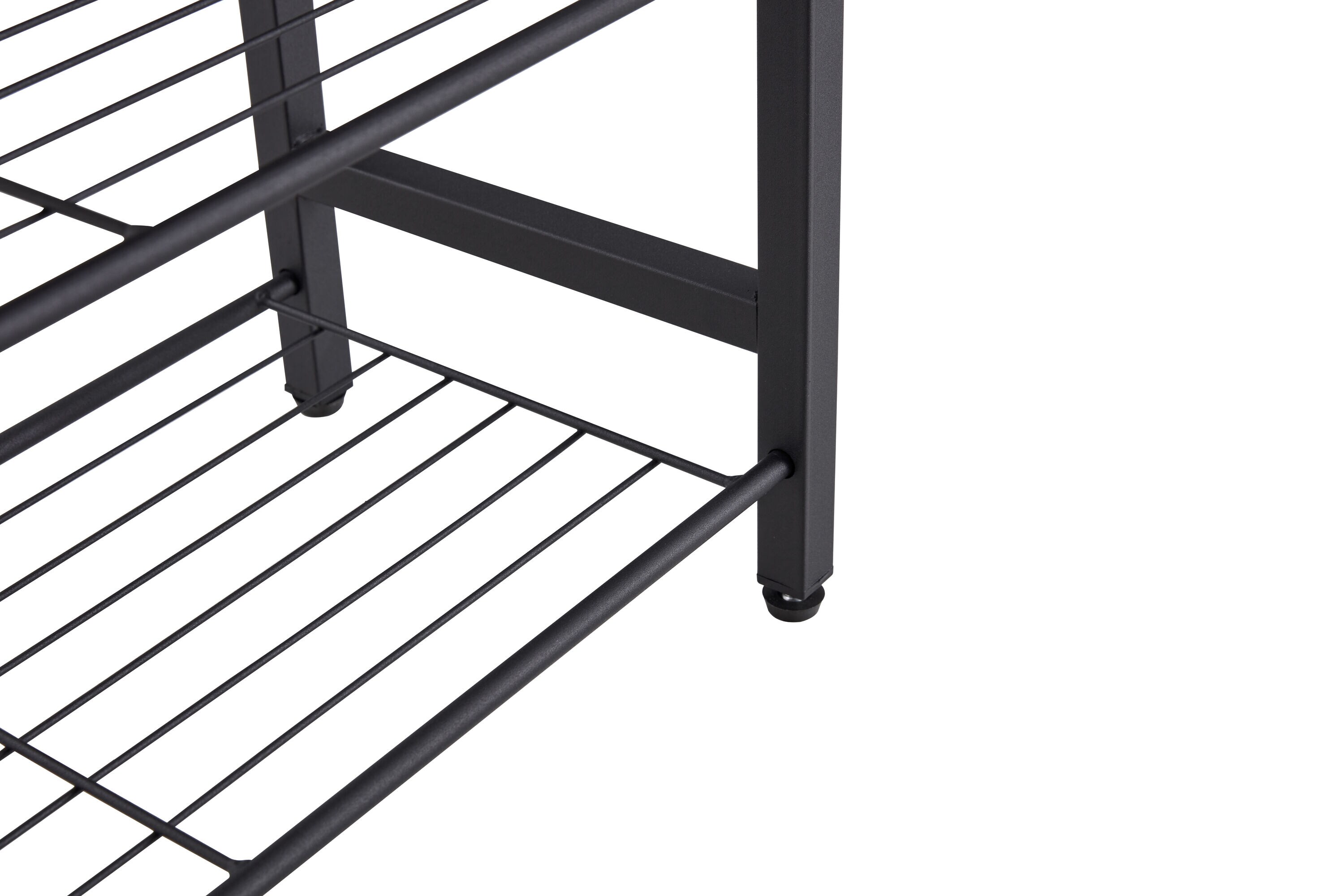 CESICIA 26.57-in H 4 Tier 12 Pair Tiger Mdf Shoe Rack in the Shoe ...