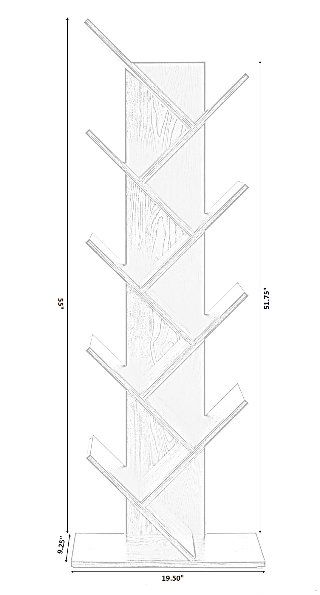 Basicwise QI003457.B bookcases - View #5