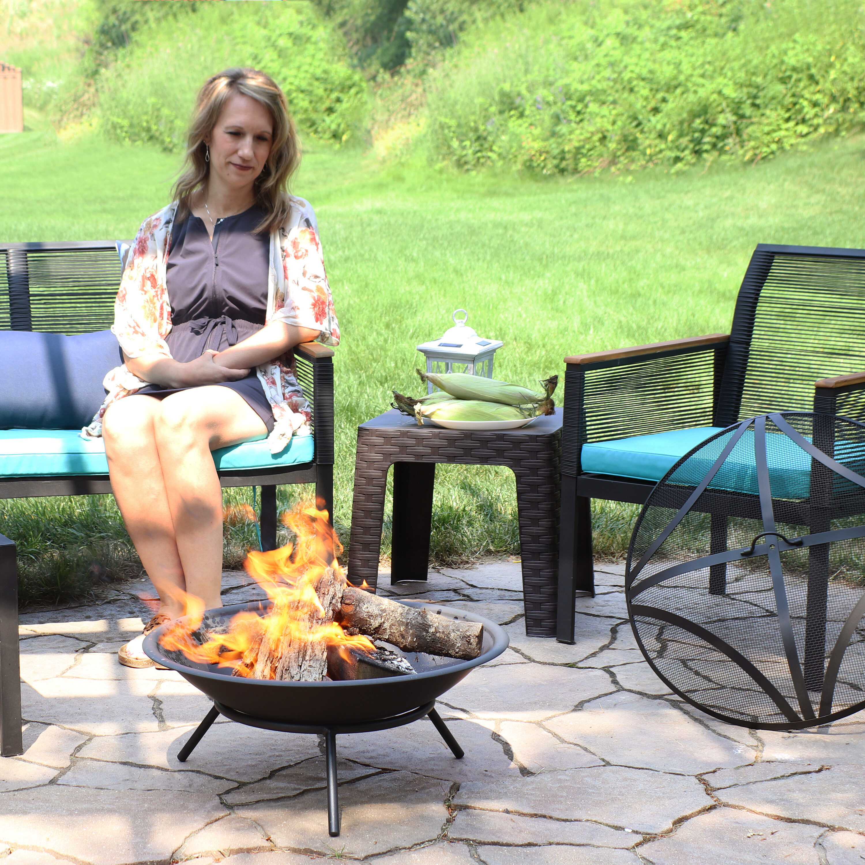Sunnydaze Decor NB-176-883 Outdoor-Woodburning-Firepits - View #8