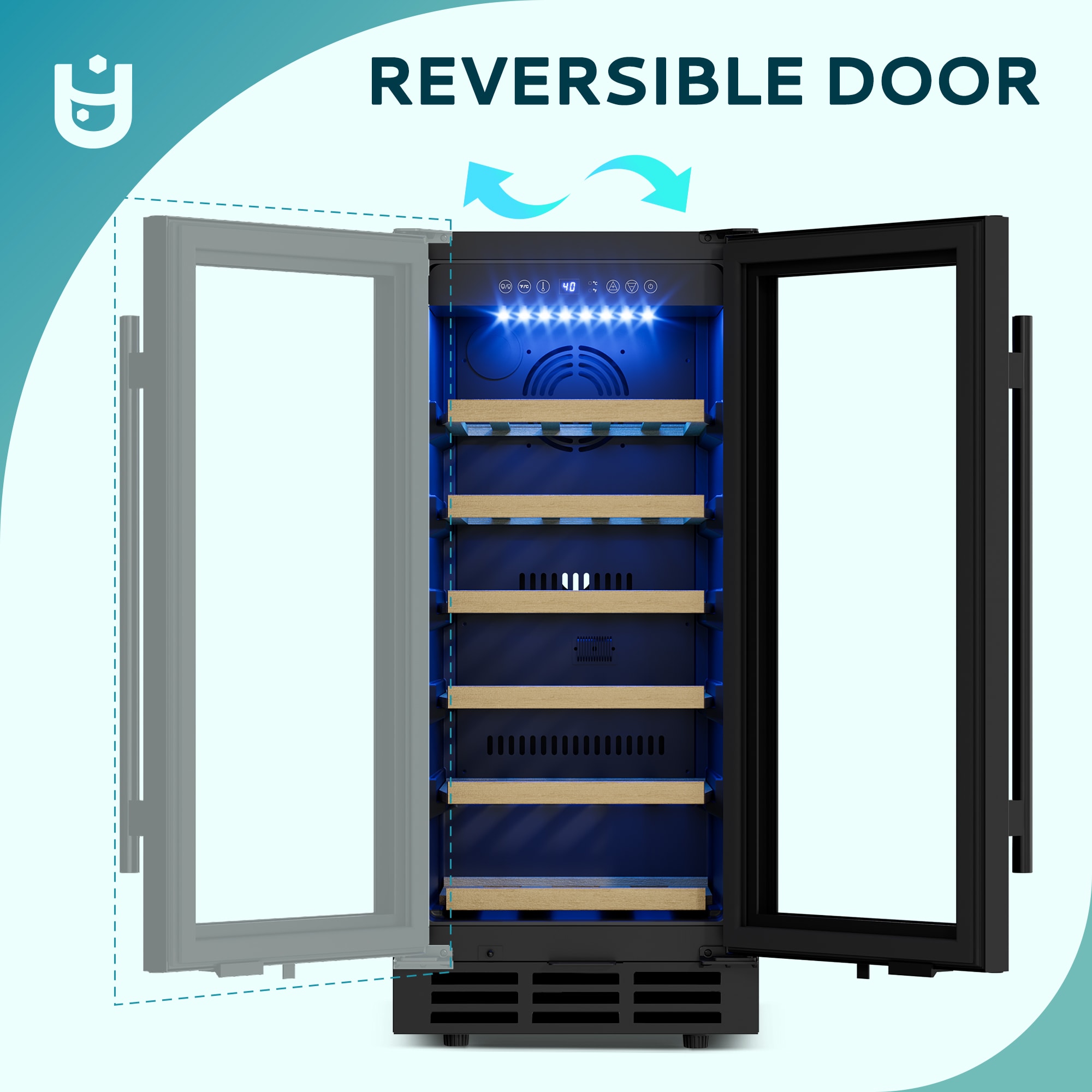 Euhomy FWC003-15BL-E-LS-SC Beverage-Dispensers - View #4