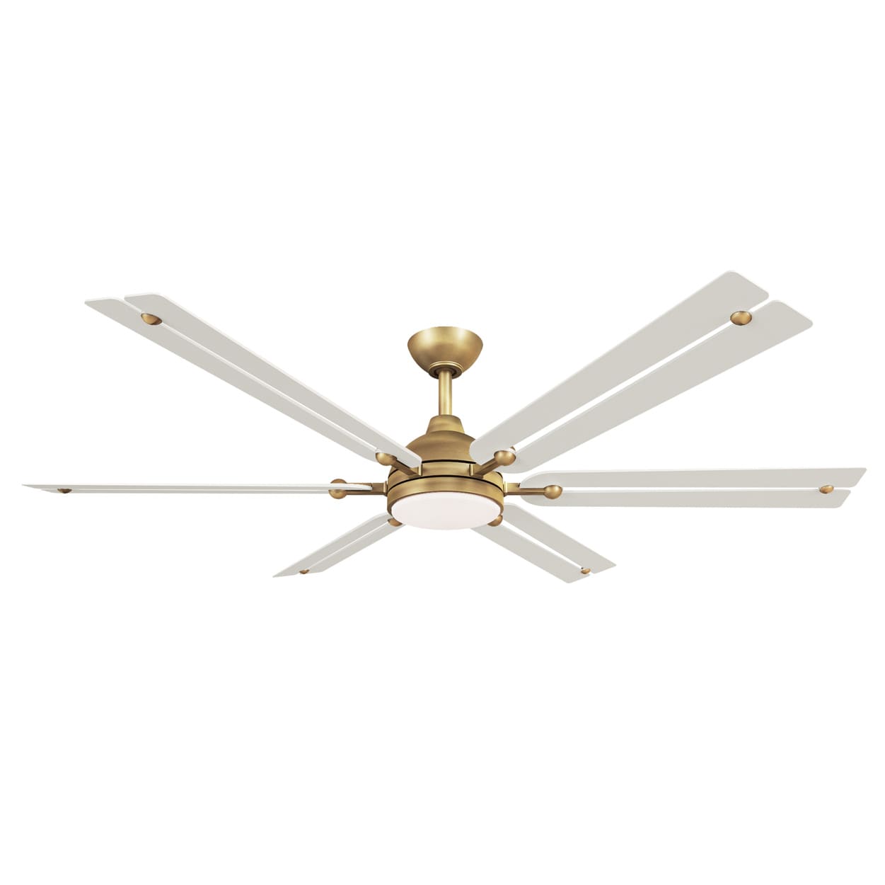 Minka Aire Allegata 56-in Heritage Brass LED Ceiling Fan With Light and Remote Control Included Sansujyuku sansujyuku.com