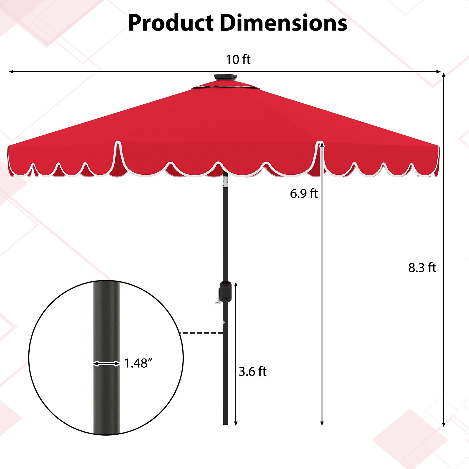 Forclover FBR-4273WN Umbrellas-2 - View #3