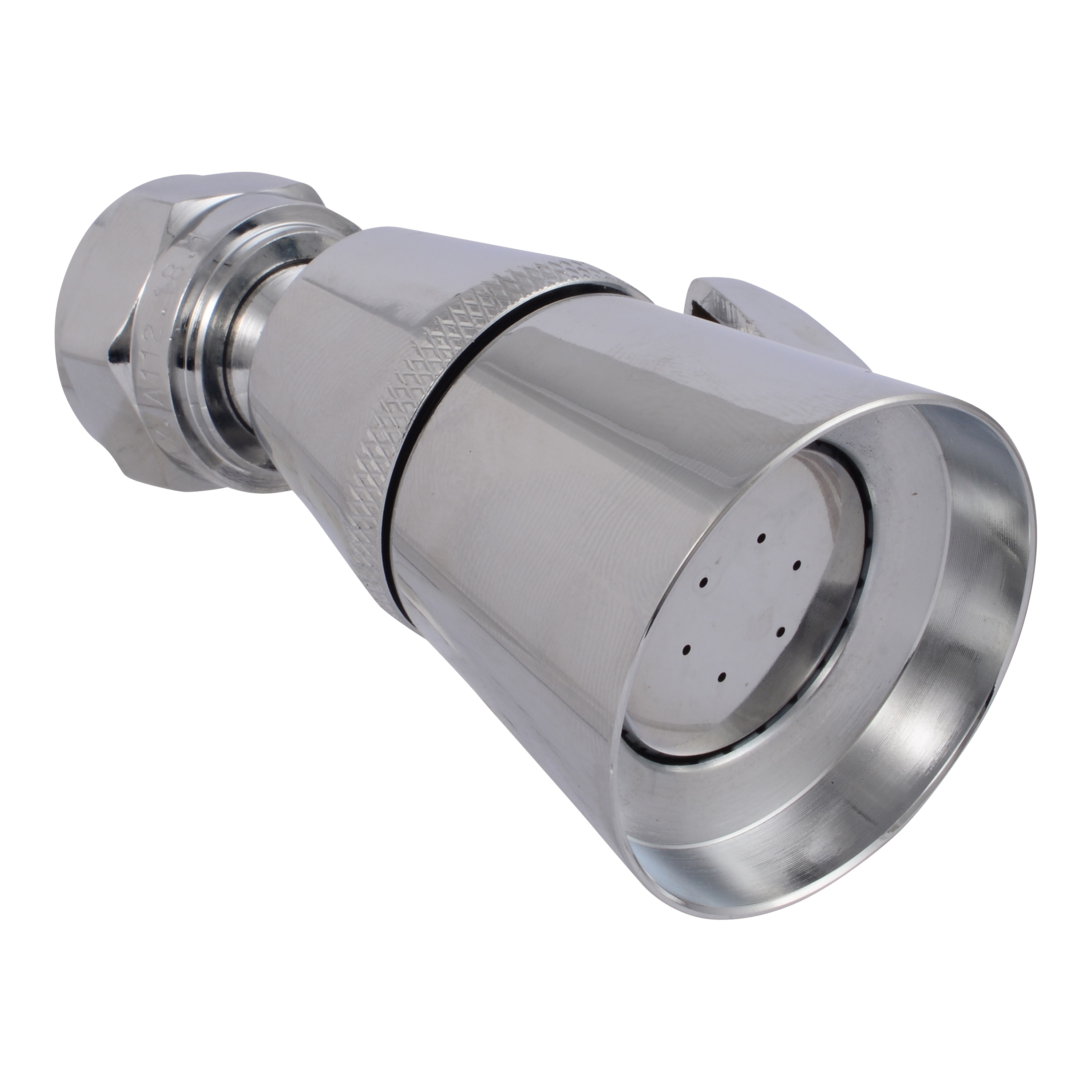 EZ-FLO 15013 1.0 -Spray Chrome 1.75-in Round Fixed High Pressure Shower Head 2 GPM