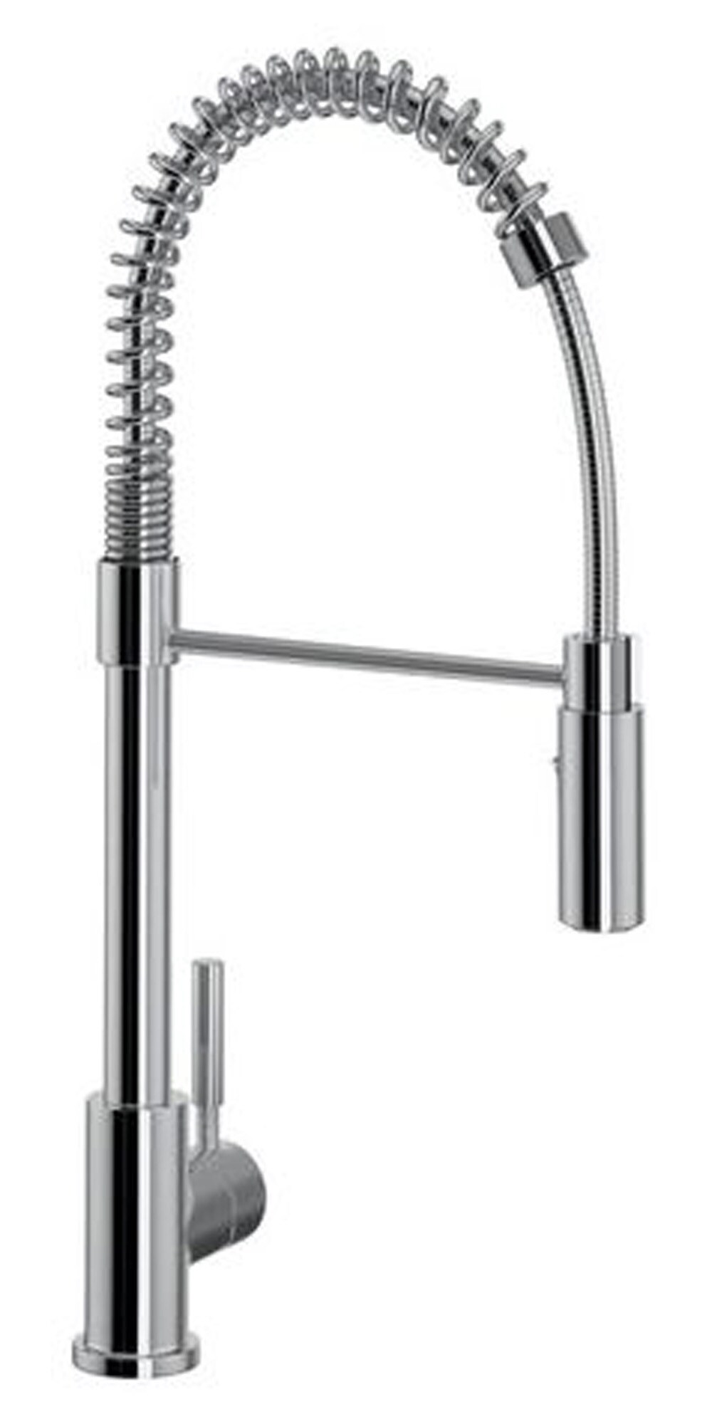 Rohl R7521APC Satin Nickel Single Handle Deck-mount Pull-out Kitchen Faucet