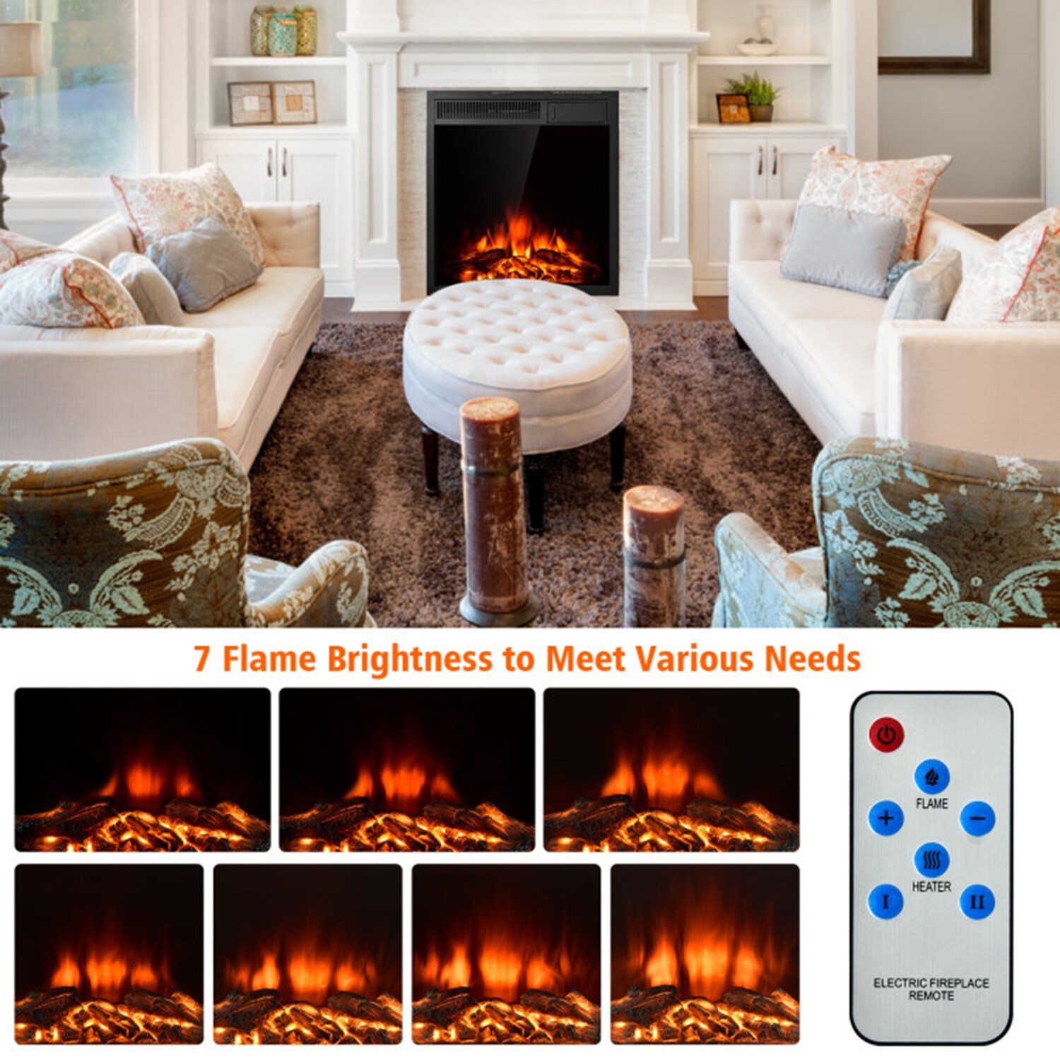 Mondawe MO-EP24790 Electric-Fireplaces - View #8