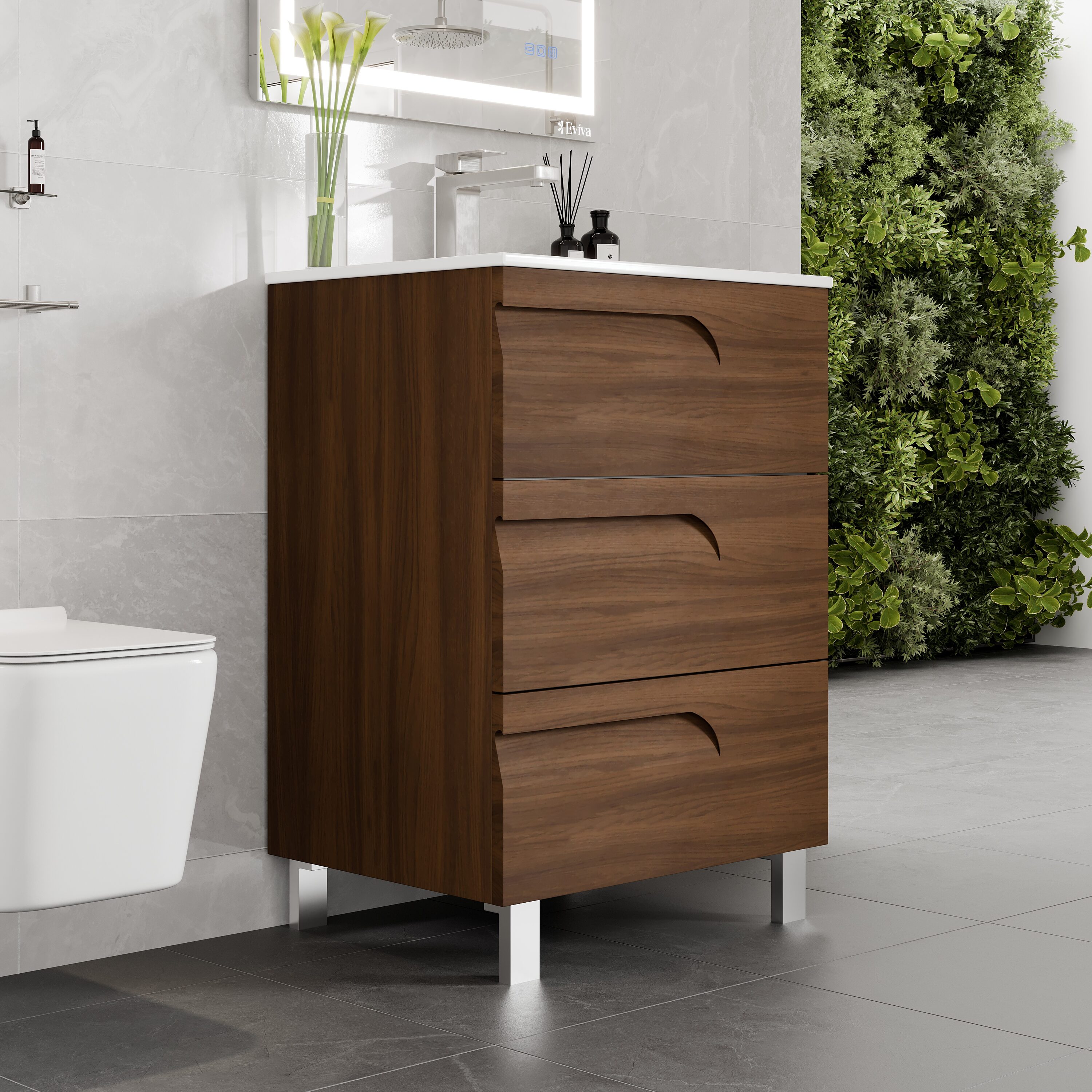 Eviva EVVN23-24GW-FS Bath-Vanity-Combo - View #2