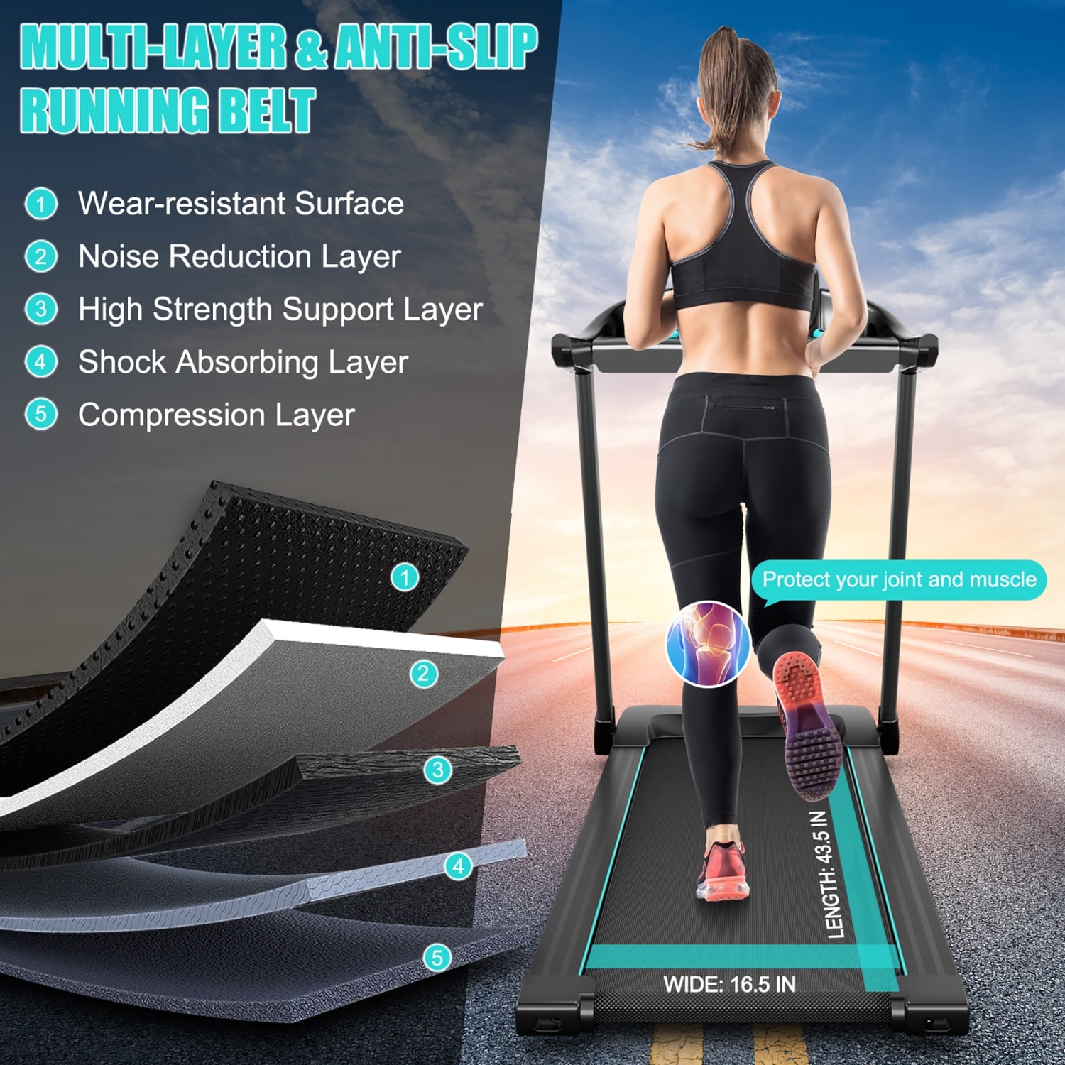 Costway CSHY004118 treadmills - View #6
